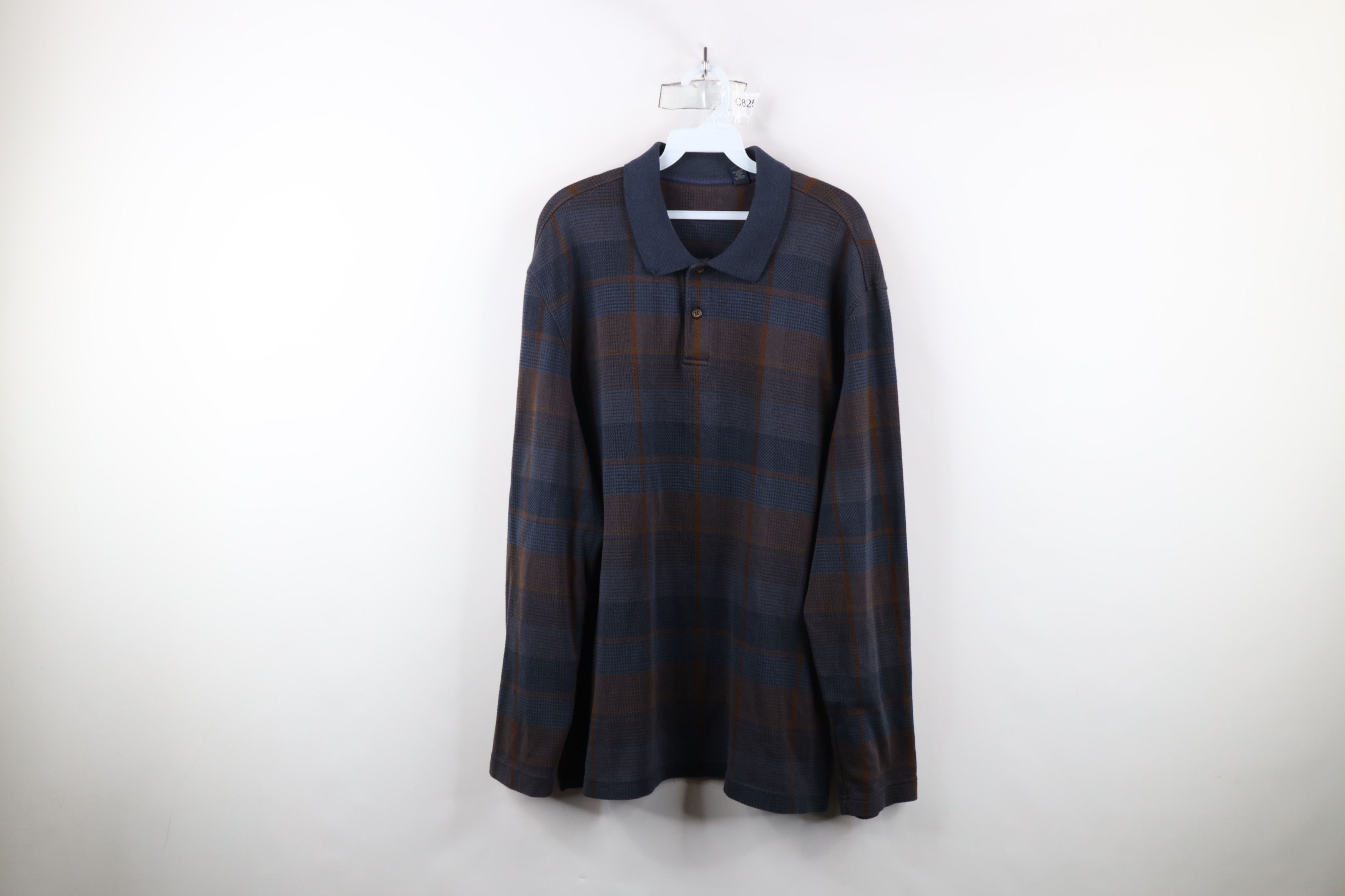 Vintage Vintage 90s Streetwear Heavyweight Long Sleeve Rugby Polo Size US XXL / EU 58 / 5 - 1 Thumbnail