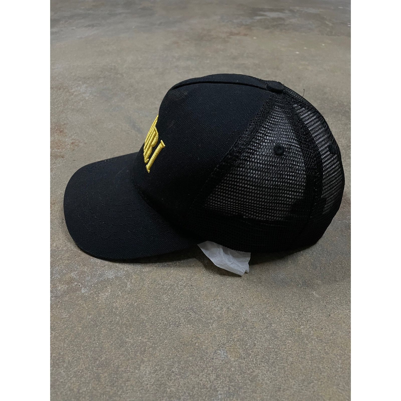 Amiri Amiri Cap Black Yellow Used OS Size ONE SIZE - 2 Thumbnail