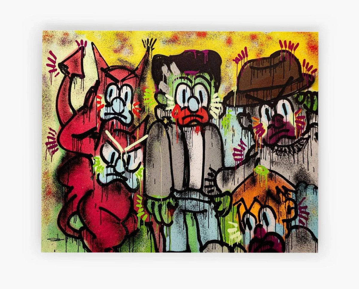 Other Slawn x Spooky woods “Spooky N Friends” 35 x 28 cm art print Size ONE SIZE - 1 Thumbnail