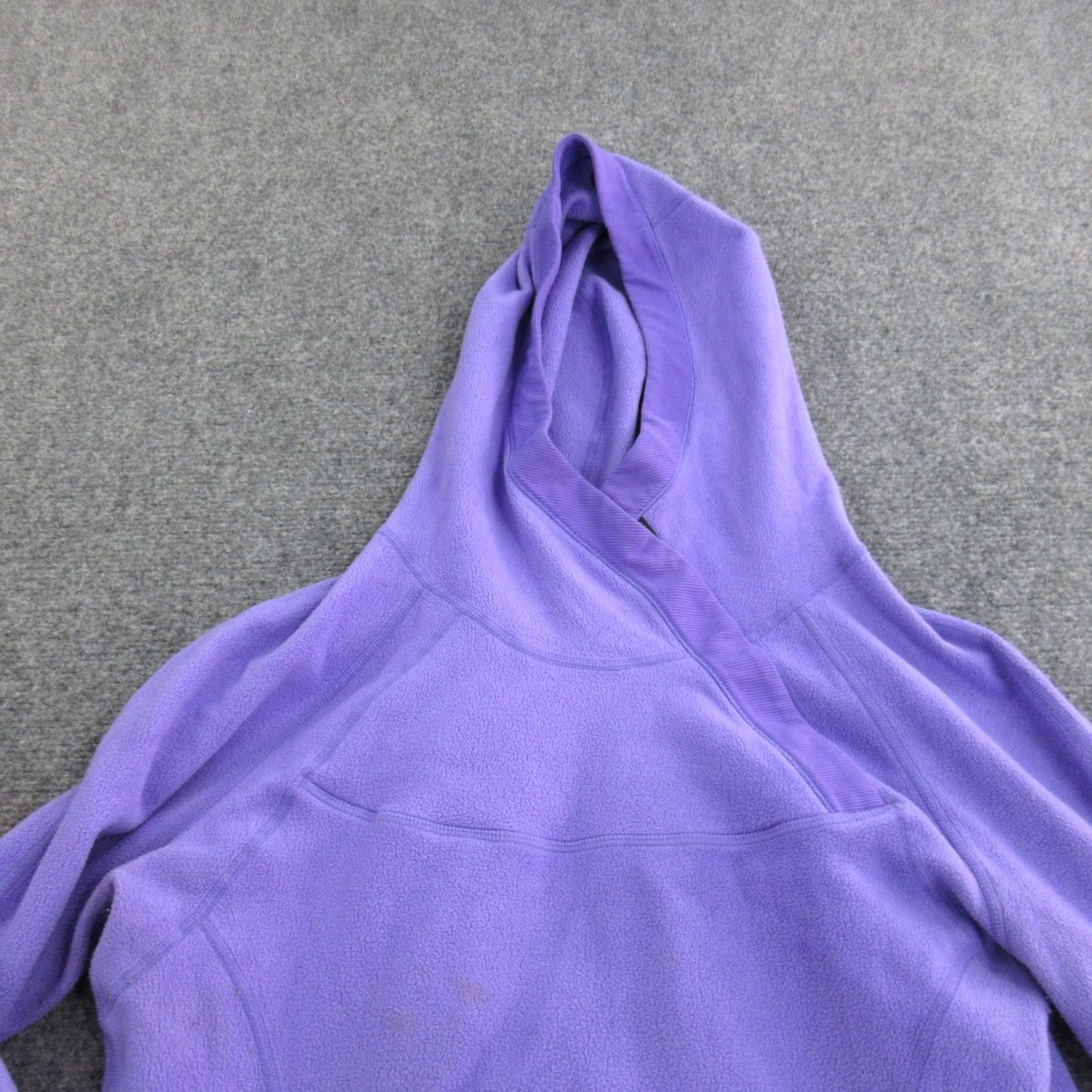 Lululemon Lululemon Hoodie Womens Small Purple Fleece Pullover Thumbholes Quilted Sleeve Size S / US 4 / IT 40 - 4 Thumbnail