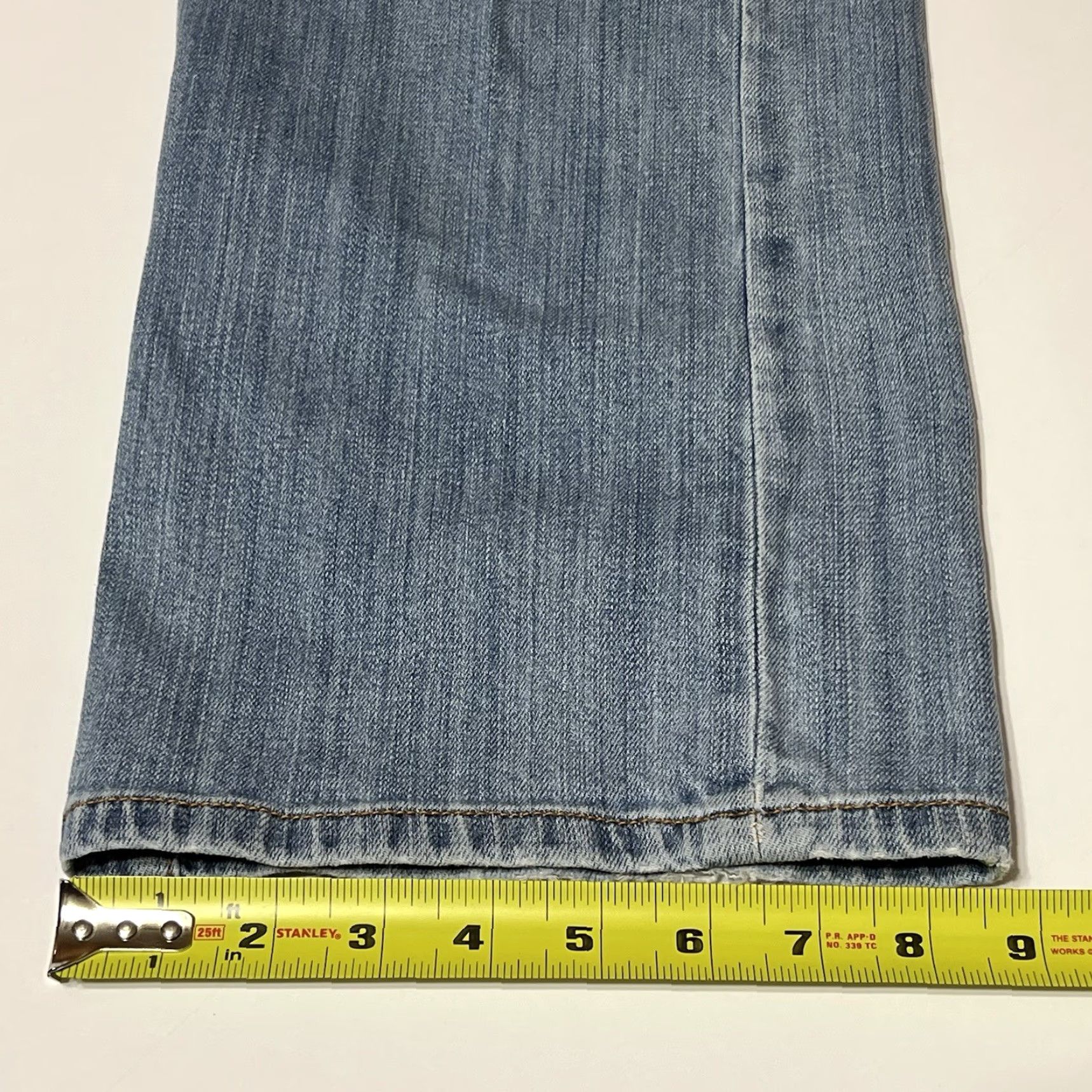 Lucky Brand Lucky Brand 221 Original Boot Jean Mens 36x31 Blue Distressed 5-Pocket Denim Bootcut Pants Slim Regular USA Logo Vintage N/A Size US 36 / EU 52 - 7 Thumbnail