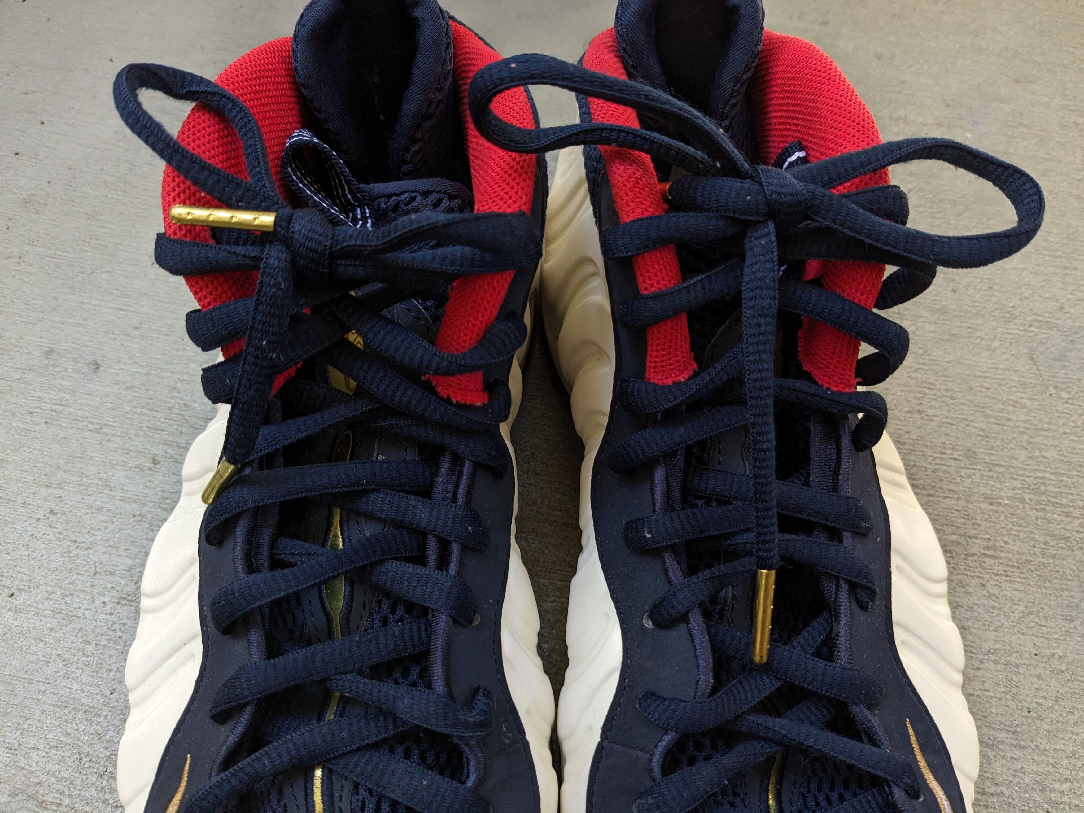 Nike Air Foamposite One Olympic PRM 2016 8.5 575420-400 Size US 8.5 / EU 41-42 - 4 Thumbnail