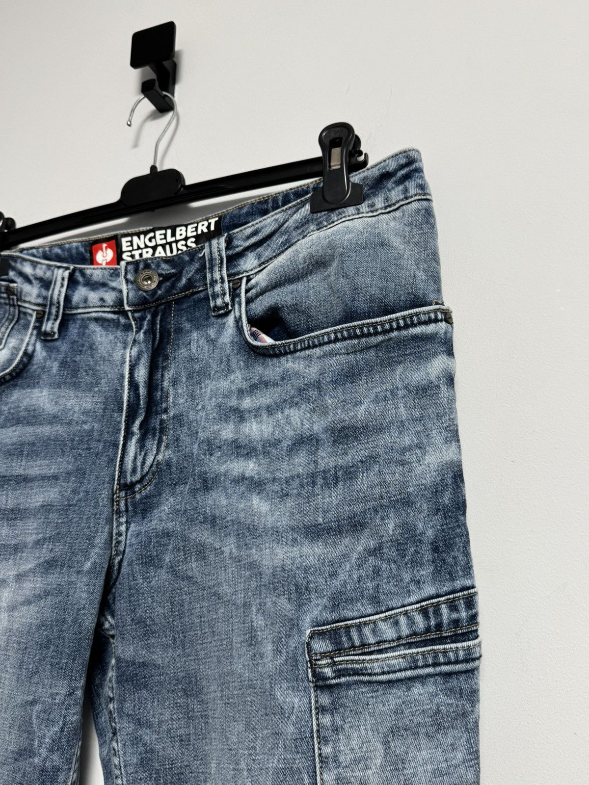 Stewart & Strauss Engelbert Strauss Workwear Denim Pants Size US 34 / EU 50 - 8 Thumbnail