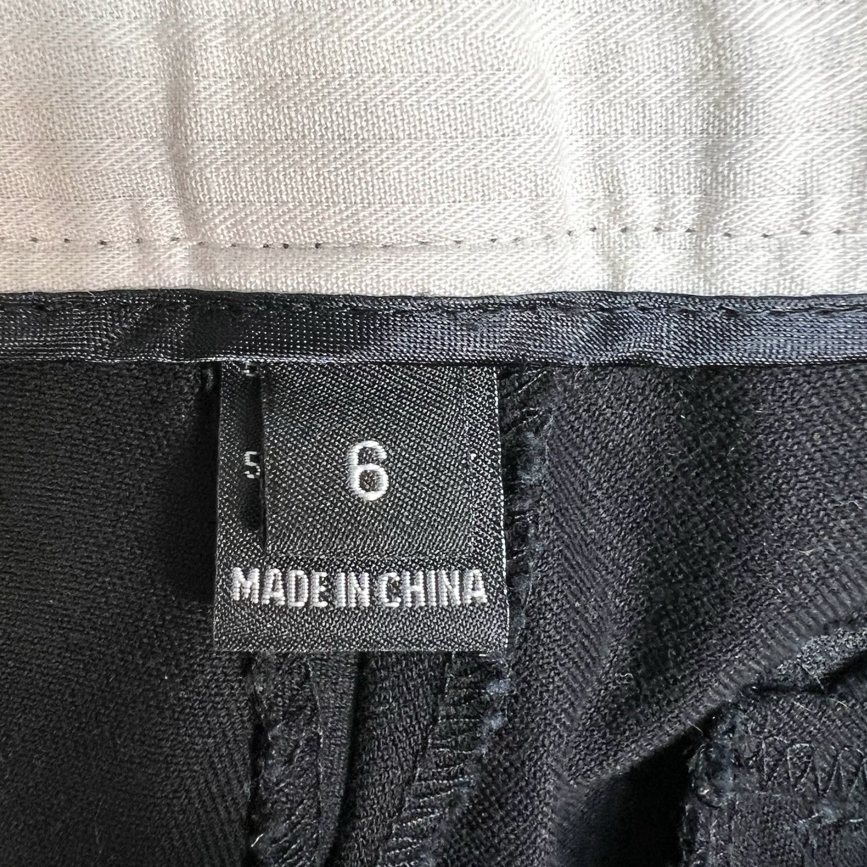 J.Crew J. Crew Minnie Black Stretch Cotton-Blend Slim Pants Womens Size 6 Size 28" / US 6 / IT 42 - 5 Thumbnail