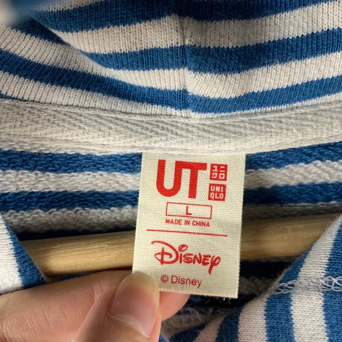 Disney UNIQLO DISNEY Mickey Mouse Jump Higher Striped Size L / US 10 / IT 46 - 5 Thumbnail