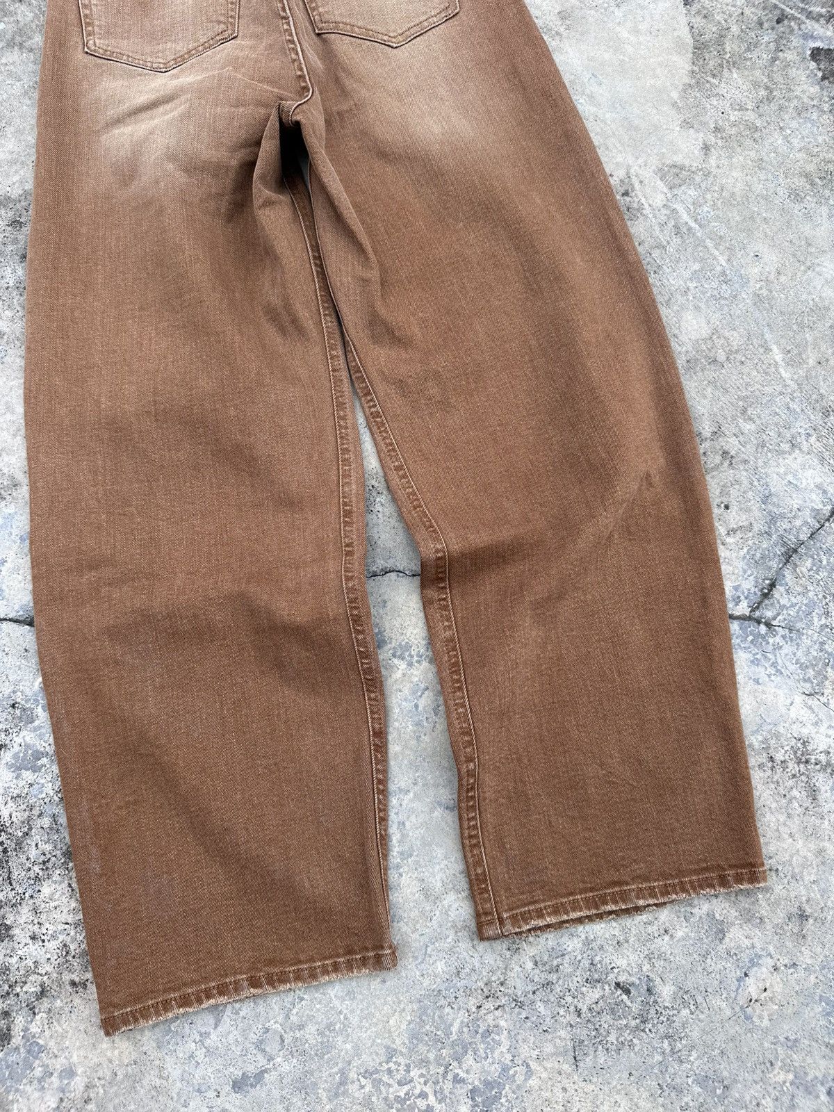 Maison Margiela AW2022 Maison Margiela Brown Cozy Jeans Size 26" / US 2 / IT 38 - 10 Thumbnail