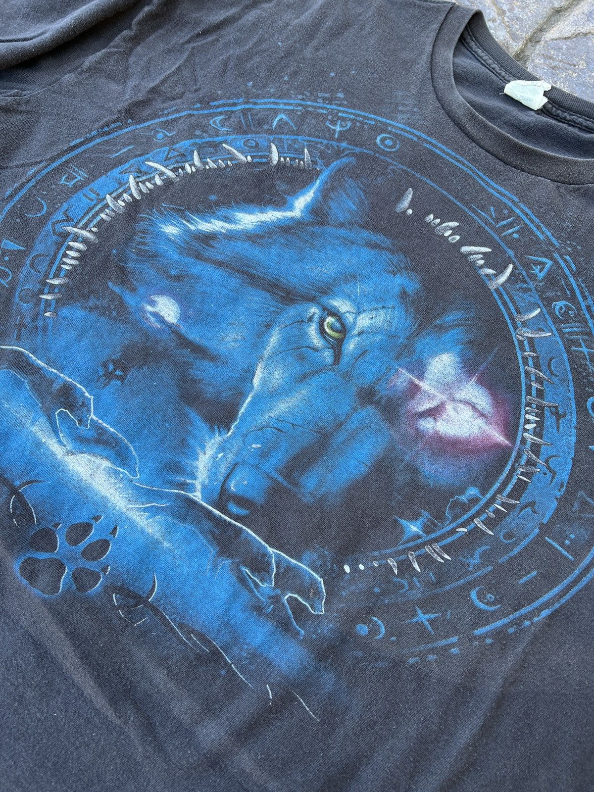Delta × Vintage Vintage Wolf Nature Short Sleeve Shirt Size US XL / EU 56 / 4 - 8 Thumbnail