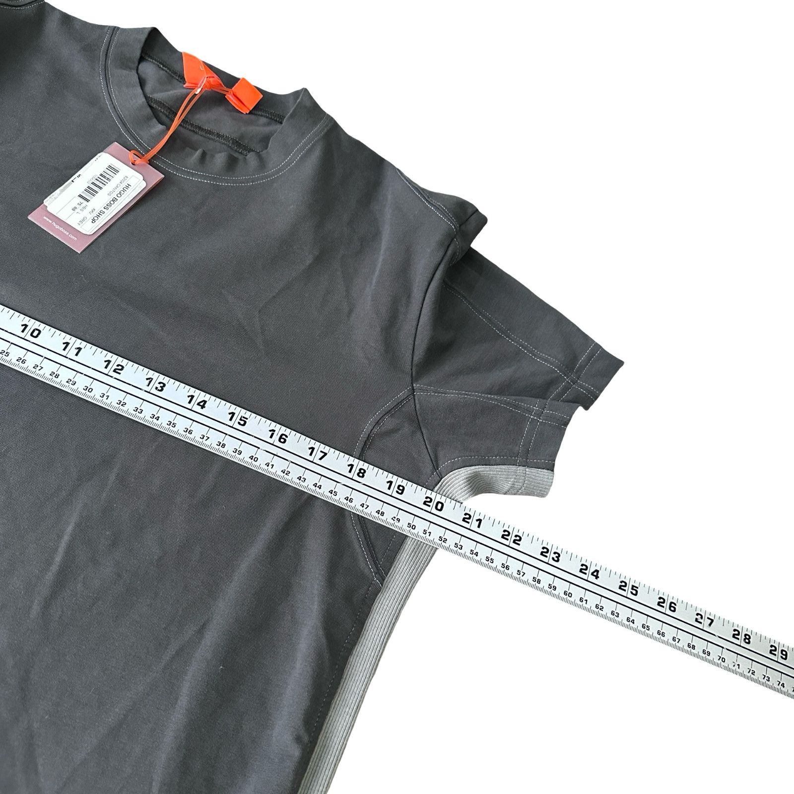 Hugo Boss Hugo Boss Cantos T-Shirt Men L Gray Cotton Crew Short Sleeve Size US L / EU 52-54 / 3 - 10 Thumbnail