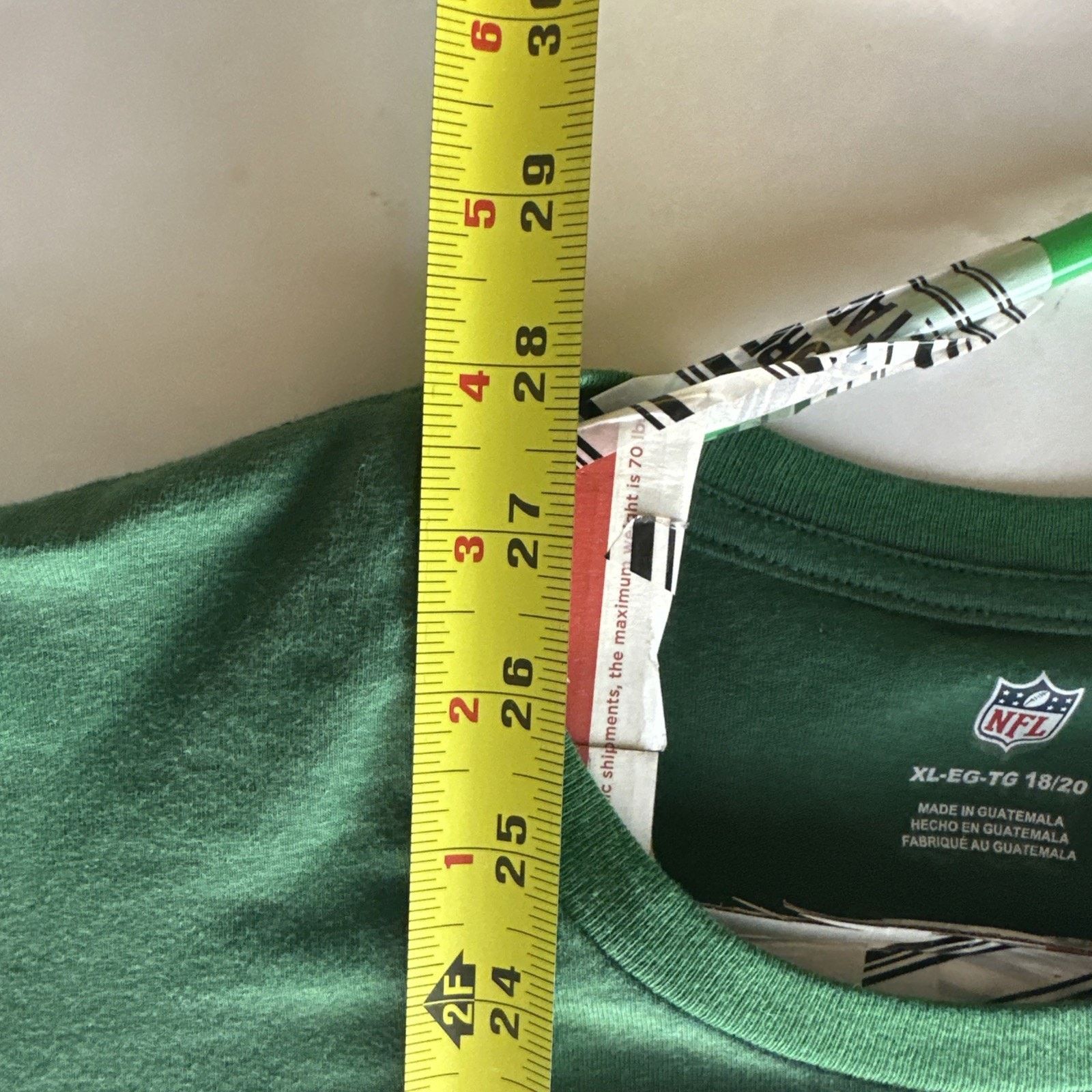 New Era NY Jets Shirt Mens XL Green Long Sleeve NFL Team Apparel New Size 30 - 7 Thumbnail