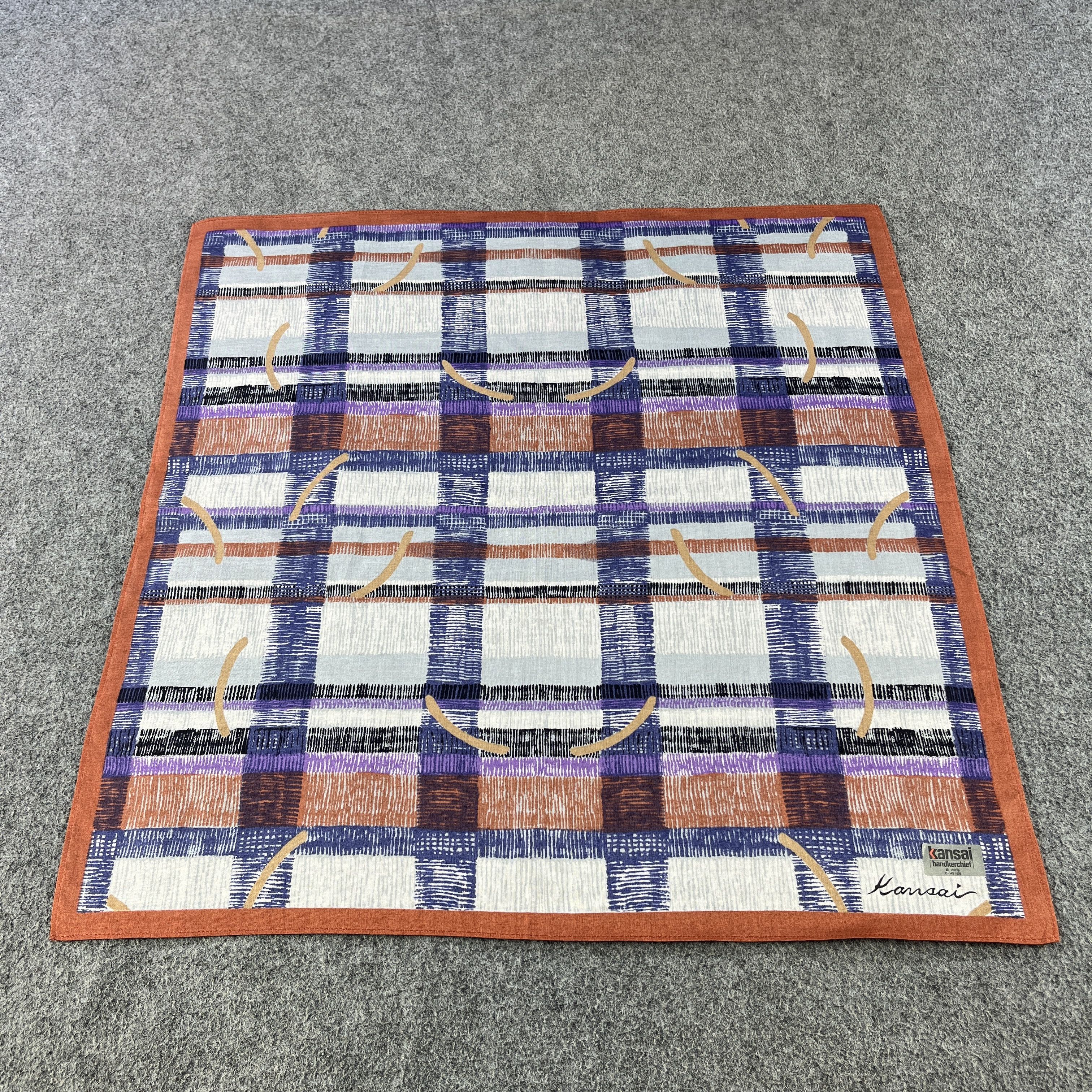 Japanese Brand Kansai Yamamoto Handkerchief / Bandana / Neckerchief B090 Size ONE SIZE - 2 Thumbnail