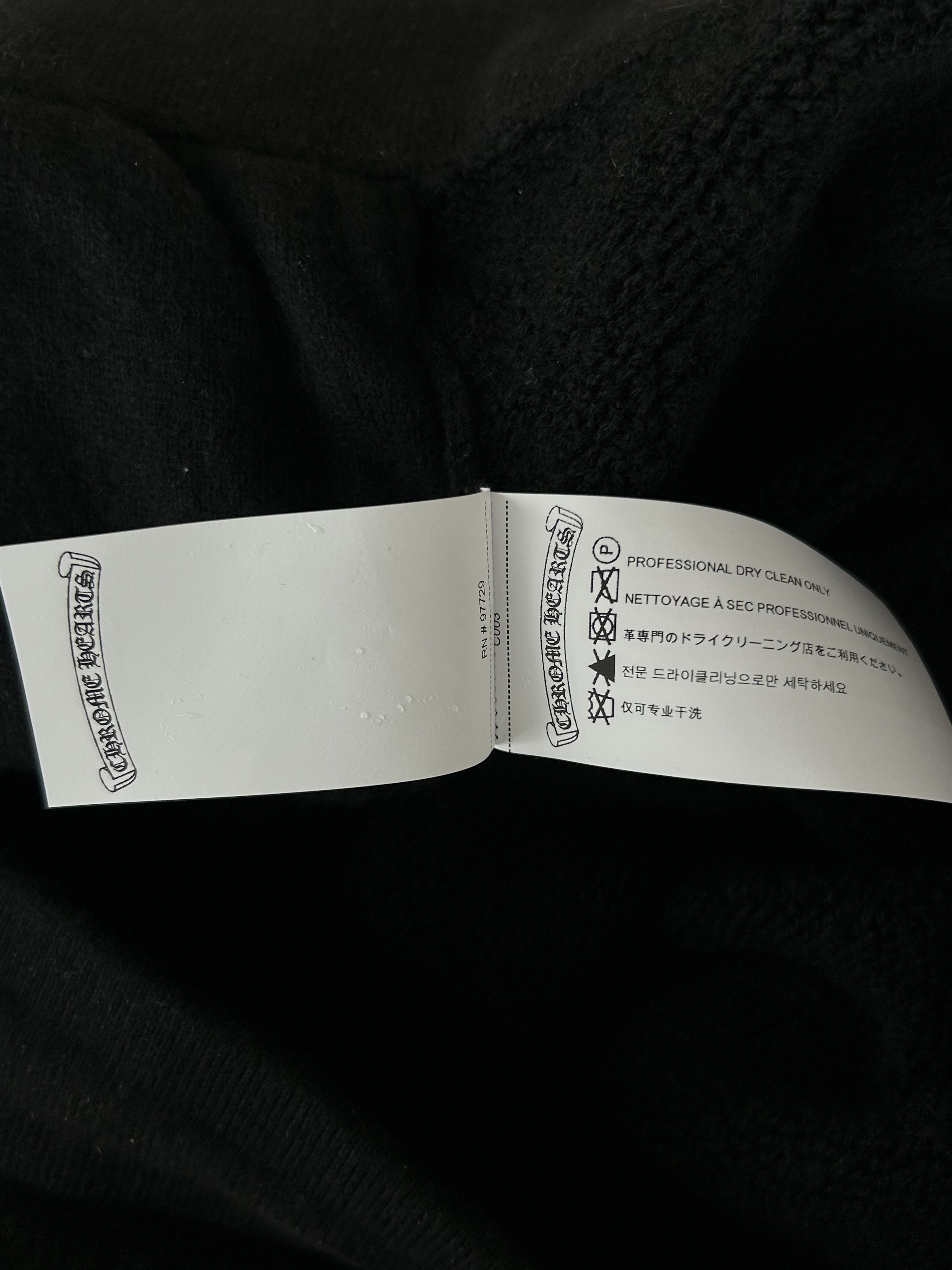 Chrome Hearts Black & White Floral Embroidered Cashmere Sweatpants Size US 32 / EU 48 - 5 Thumbnail