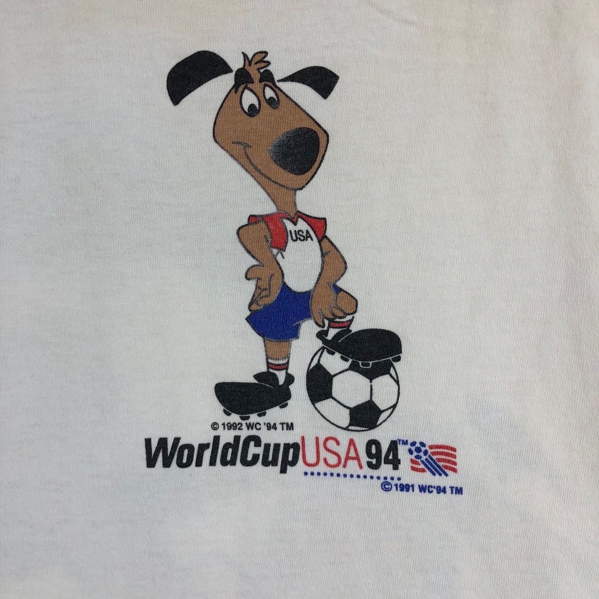 Vintage Vintage World Cup USA 94 T-Shirt Big Logo Sportswear Size US XL / EU 56 / 4 - 5 Thumbnail