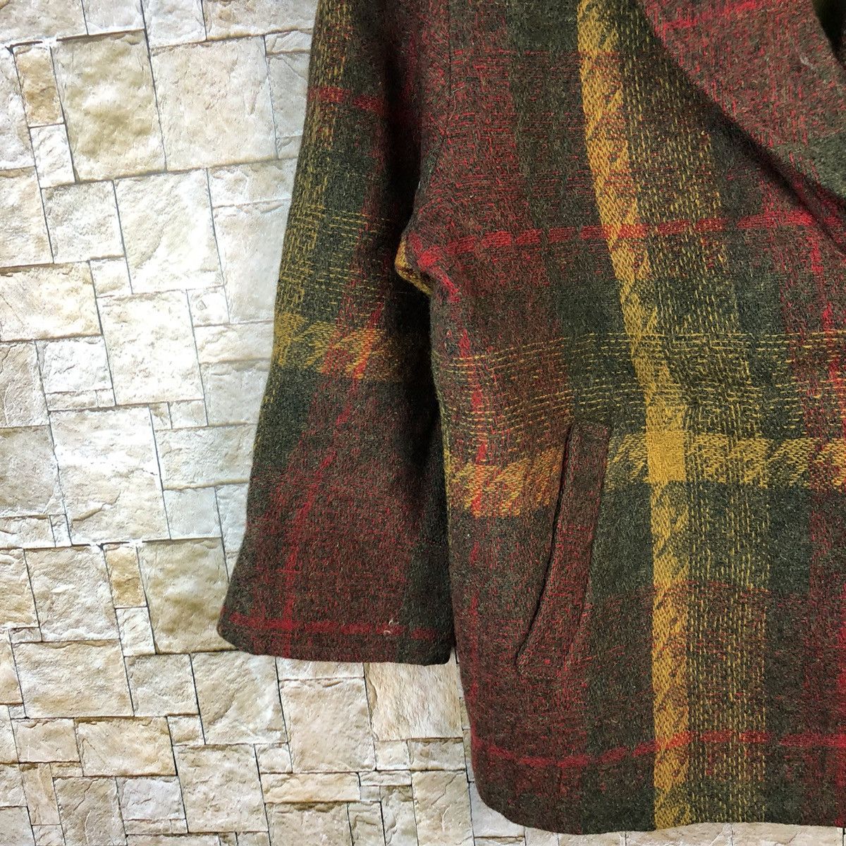 Japanese Brand Larochelle vintage Brown Tweed Blazer #A1178 Size US M / EU 48-50 / 2 - 7 Thumbnail