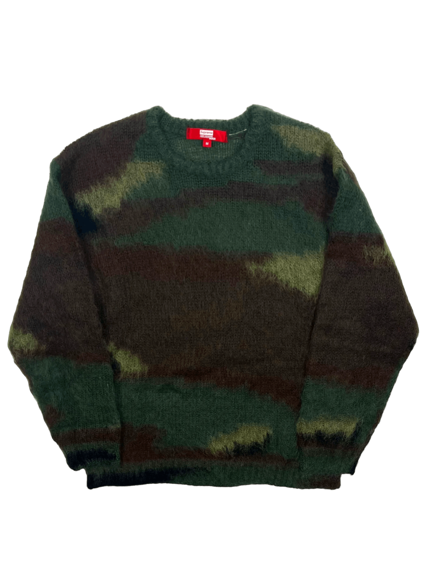 Junya Watanabe × Supreme 2021 Supreme x Junya Watanabe CDG Brushed Camo Sweater Size US M / EU 48-50 / 2 - 6 Thumbnail