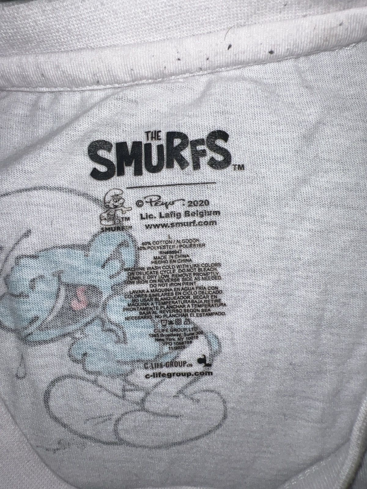 Hypebeast The Smurfs Smurf All-Over Tee Size US L / EU 52-54 / 3 - 5 Thumbnail