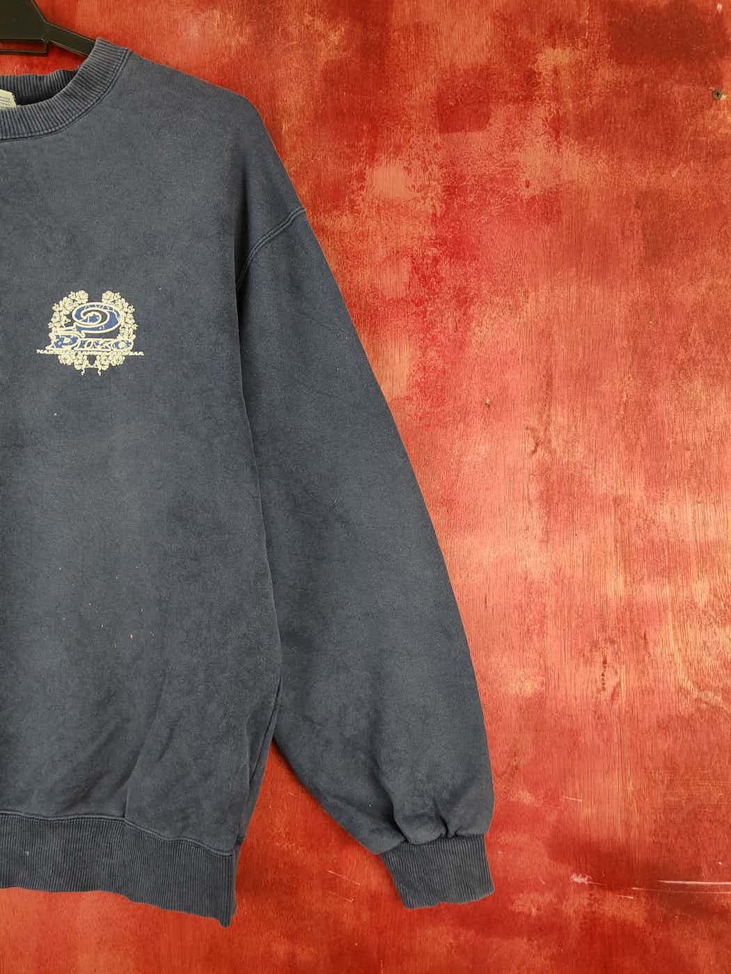Japanese Brand × Vintage Piko vintage Dark Blue Faded Sweatshirts #S2288 Size US L / EU 52-54 / 3 - 8 Thumbnail