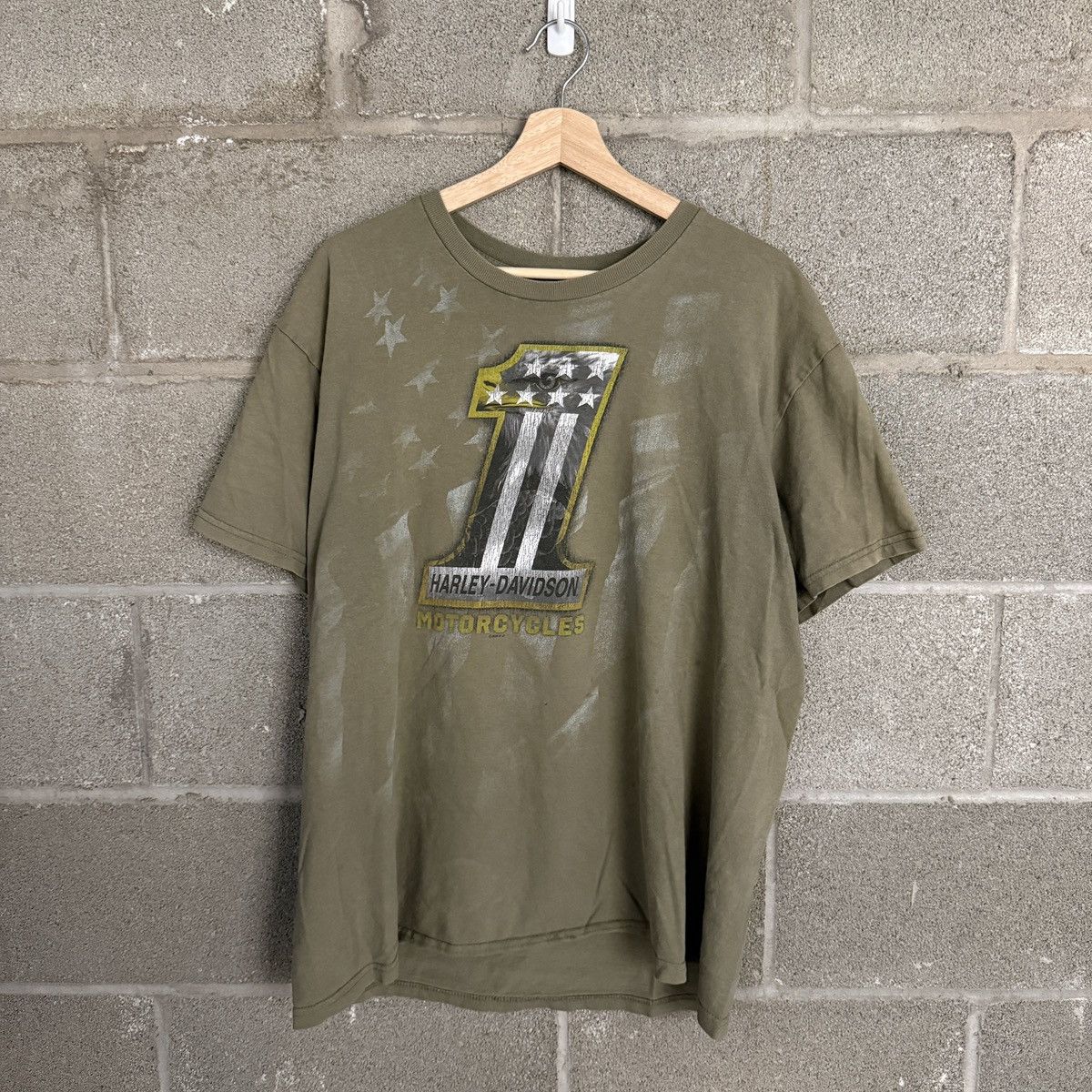 Harley Davidson Harley Davidson 2015 Motorcycles Biker Green Tee Mens Large Size US L / EU 52-54 / 3 - 1 Thumbnail