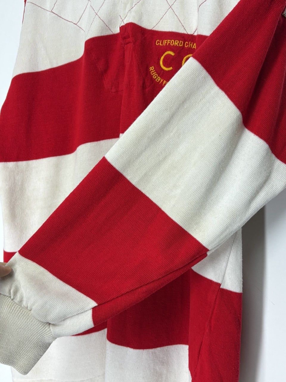 Rugby Ralph Lauren Halbro Vintage 1980s rugby shirt Size US L / EU 52-54 / 3 - 7 Thumbnail