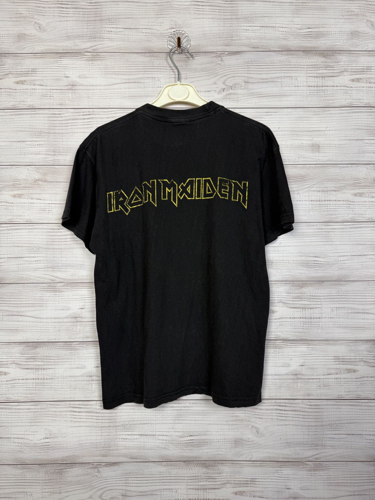 Iron Maiden Vintage IRON MAIDEN 2002 Rock Band T Shirt Tee Big Logo Size US M / EU 48-50 / 2 - 2 Thumbnail