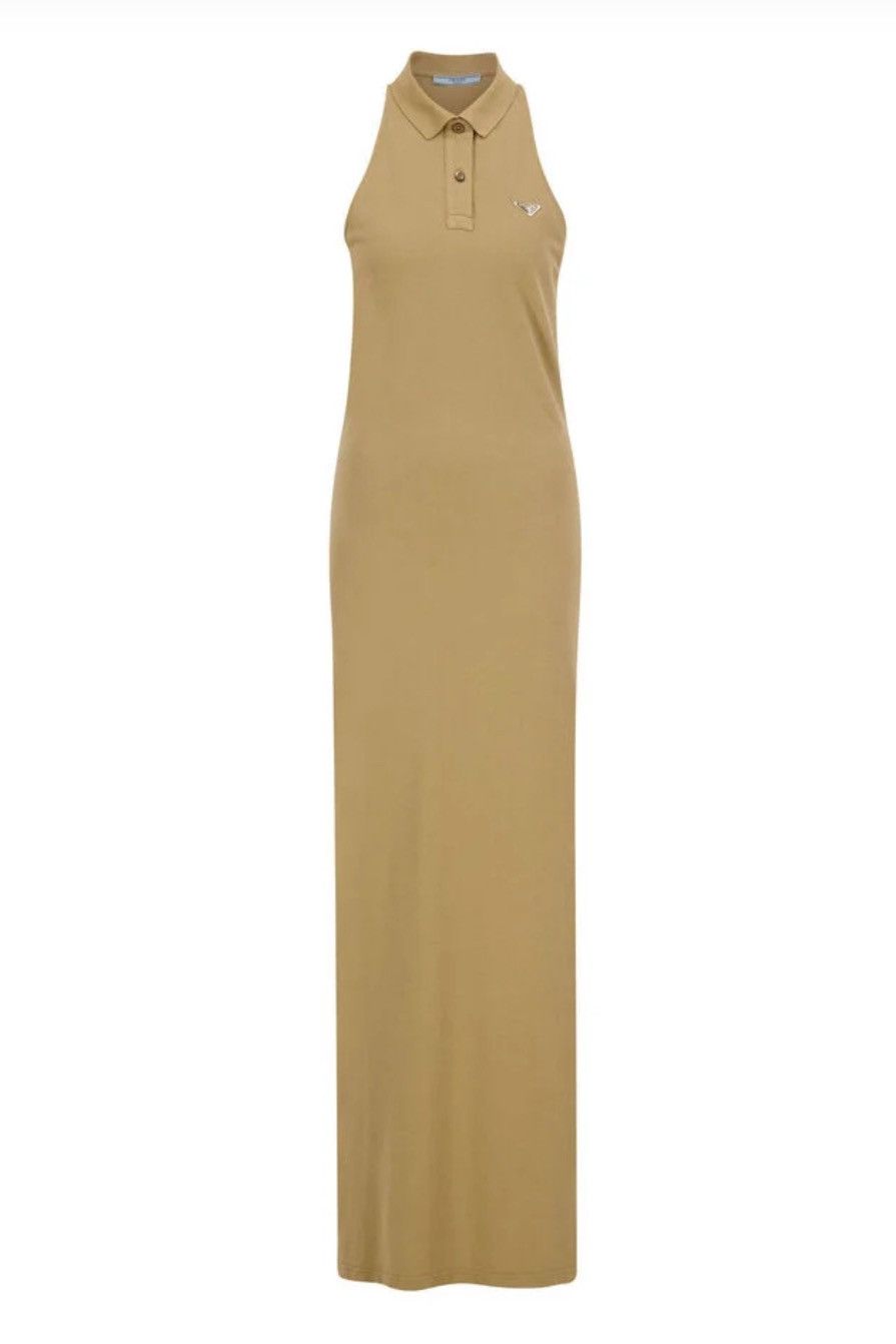Prada Women's maxi dress in cotton pique