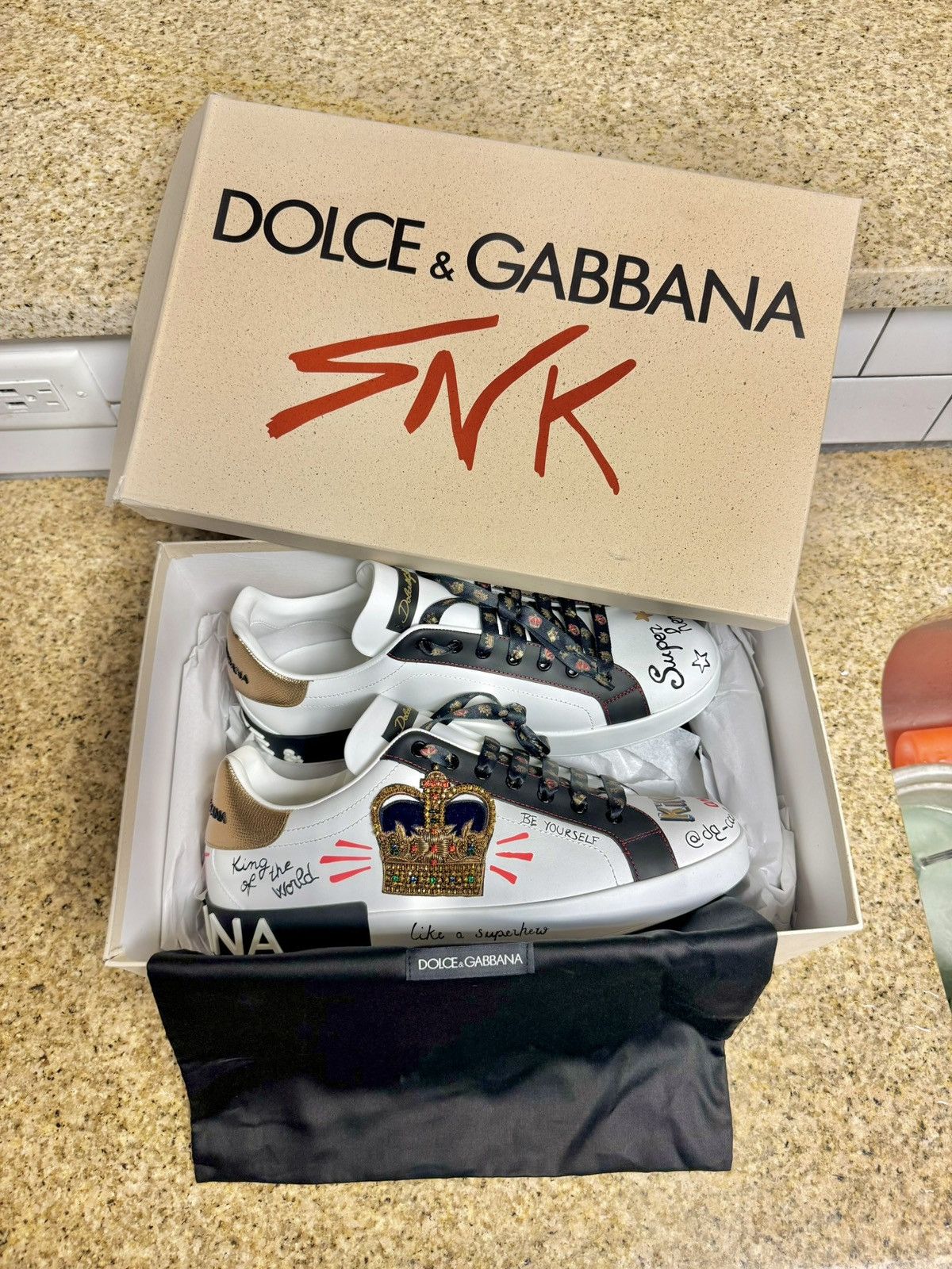 Dolce & Gabbana Dolce & Gabbana Portofino Sneakers Size US 11 / EU 44 - 7 Thumbnail