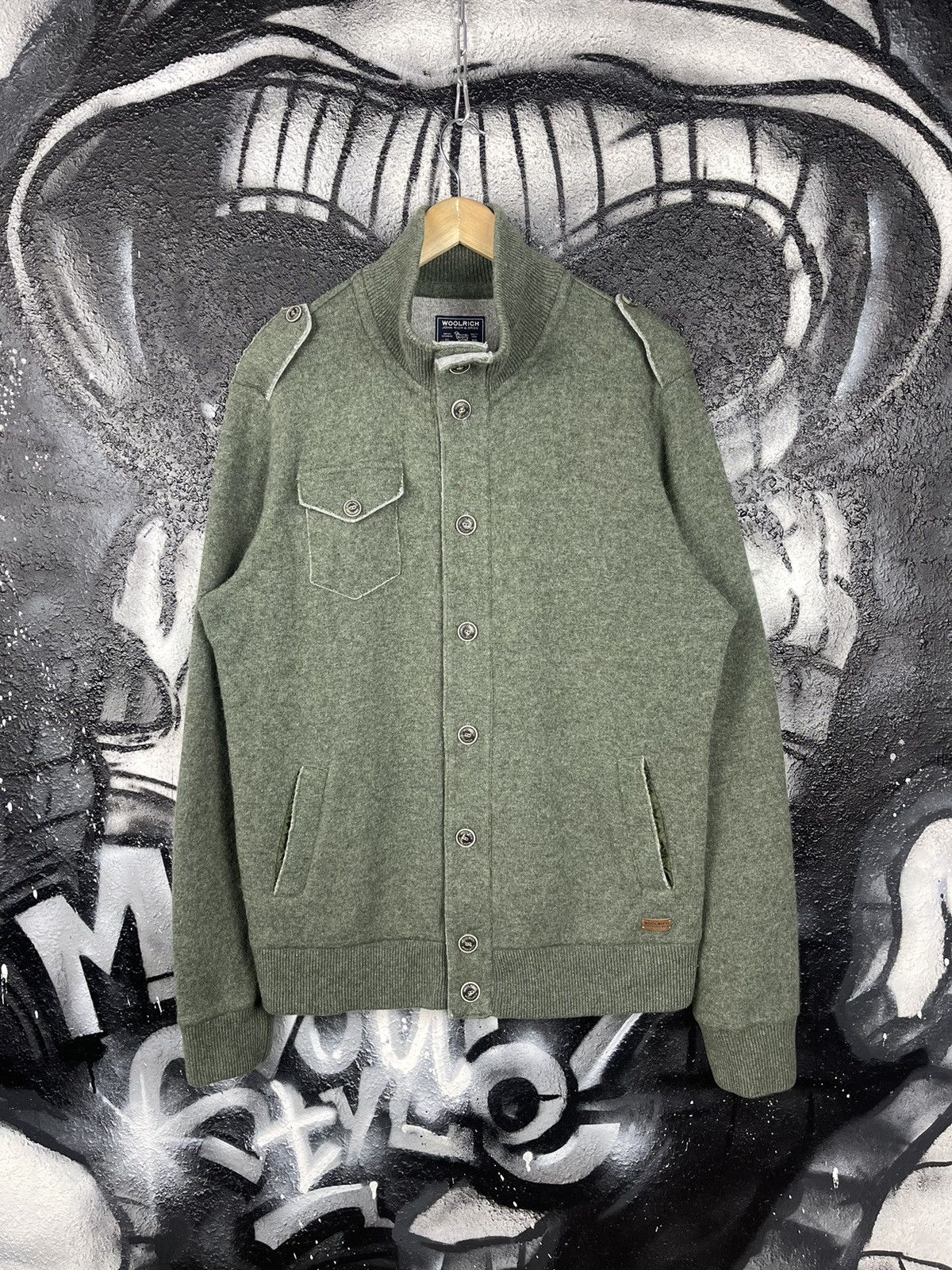 Woolrich Woolen Mills Woolrich John Rich & Bros. Wool Button-Down Sweater Men’s Size US L / EU 52-54 / 3 - 3 Thumbnail