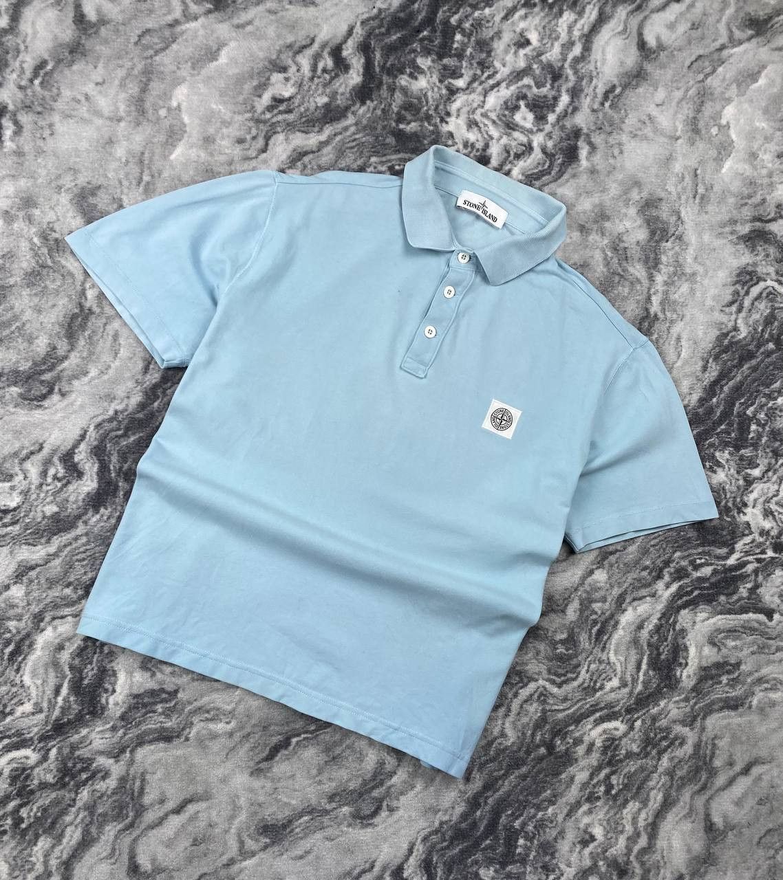 Stone Island Stone Island Polo Shirt Patch Program Men Size 2XL Blue Size US XXL / EU 58 / 5 - 1 Thumbnail