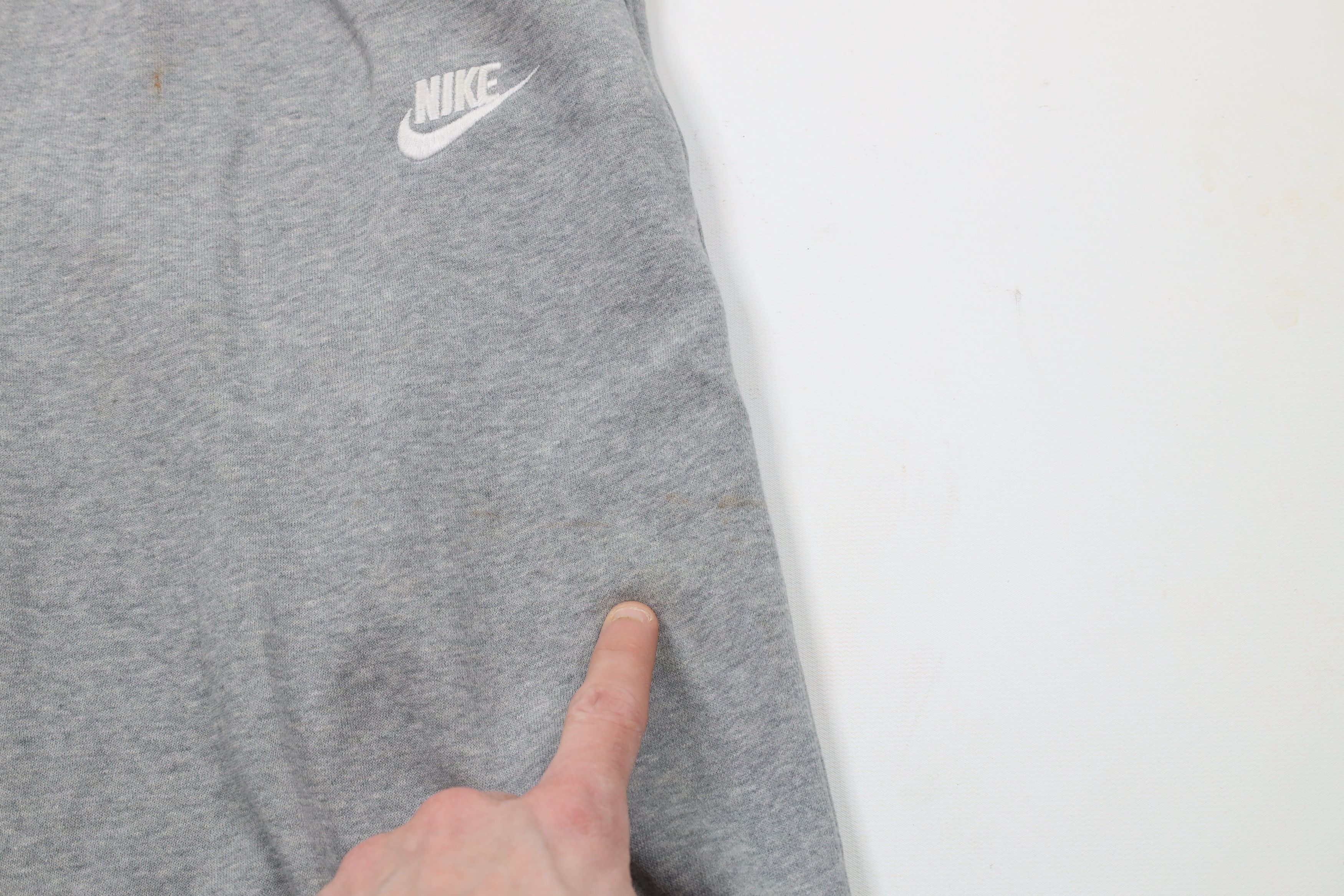 Nike × Vintage Vintage Y2K Nike Travis Scott Mini Swoosh Sweatpants Gray Size US 34 / EU 50 - 8 Thumbnail