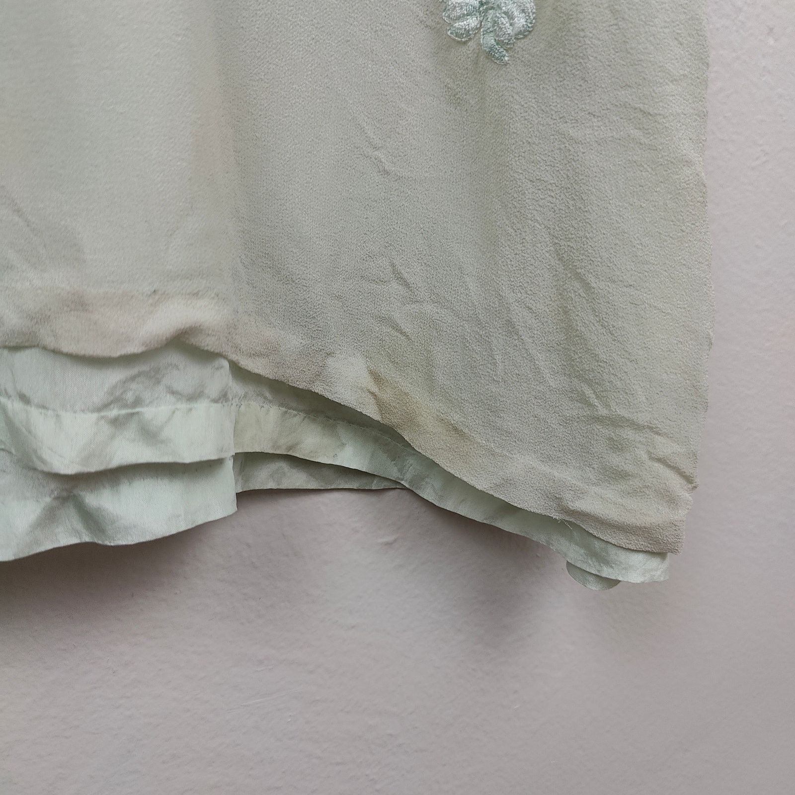 Other Vintage Y2K Anopia Collezioni Silk Ombre Dress Womens 8 Size M / US 6-8 / IT 42-44 - 9 Thumbnail
