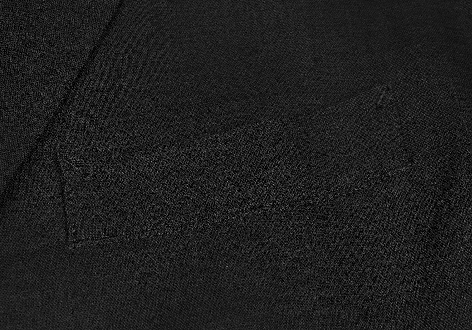 Yohji Yamamoto Yohji Yamamoto Linen Tailored Jacket Black 2 Size US M / EU 48-50 / 2 - 5 Thumbnail