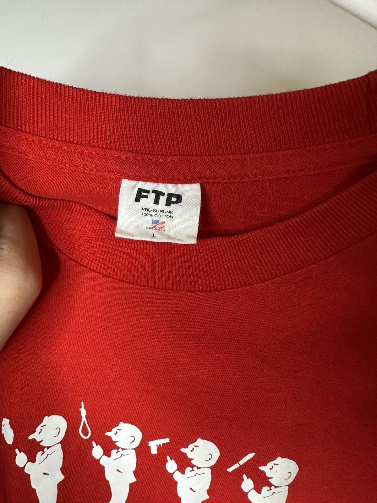 Fuck The Population FTP Choose Your Fate Tee - Red Size US L / EU 52-54 / 3 - 3 Thumbnail