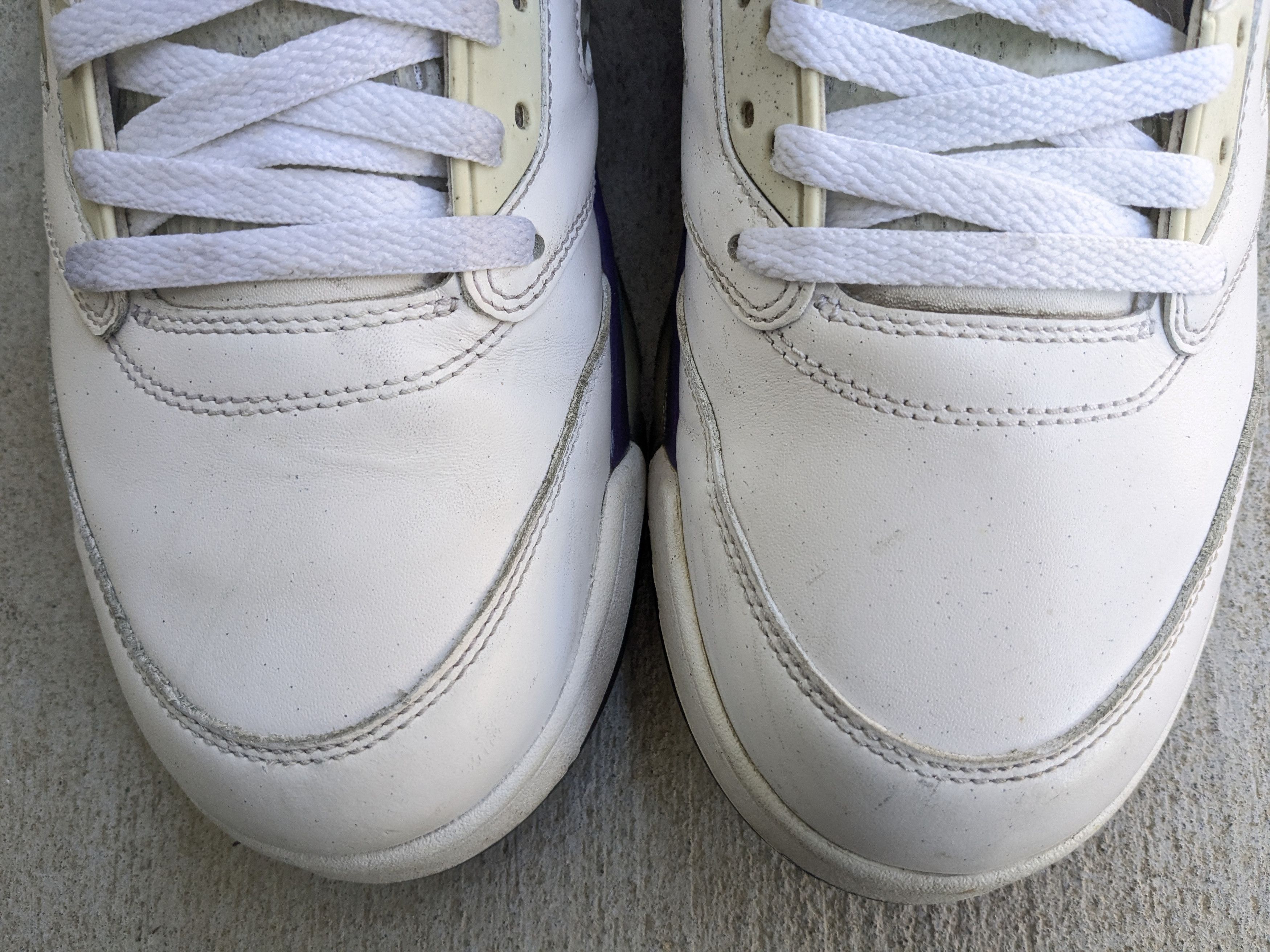 Jordan Brand Nike Air Jordan 5 Retro Grape 2013 White Purple 136027-108 Size US 12 / EU 45 - 5 Thumbnail
