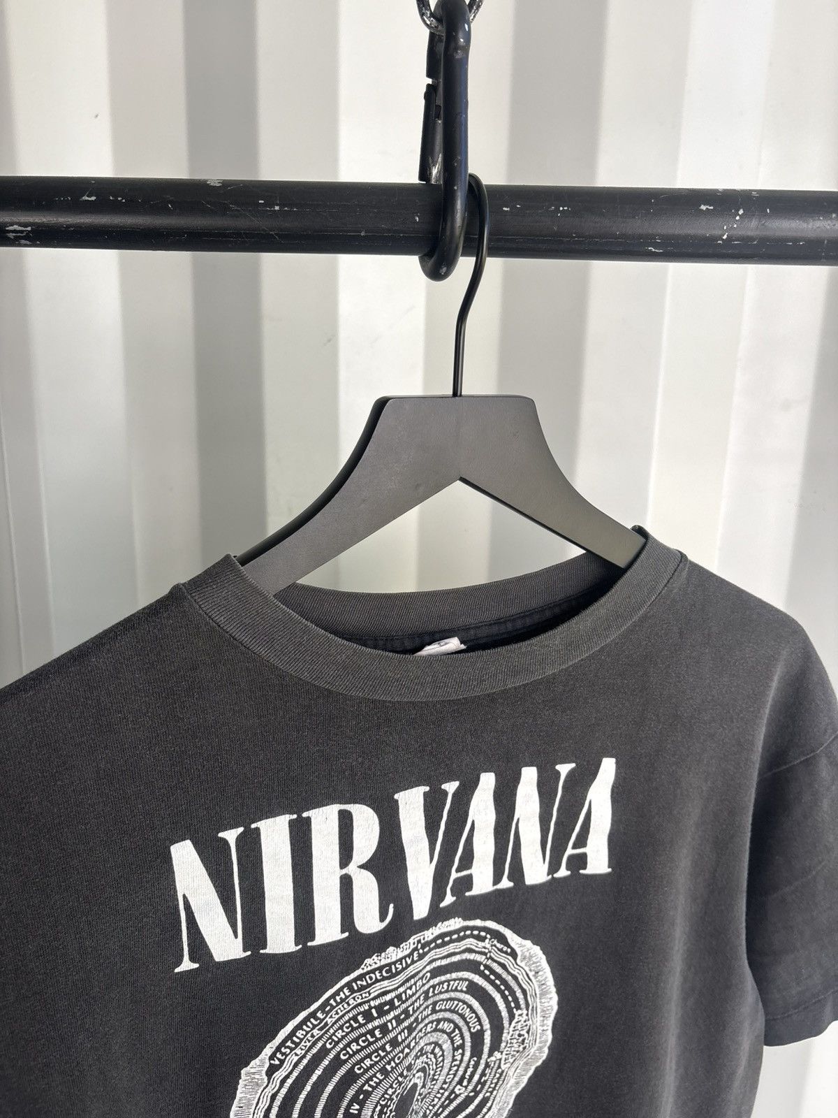 Band Tees Nirvana Vestibule Thrashed Distressed Faded Shirt GRUNGE Size US L / EU 52-54 / 3 - 5 Thumbnail