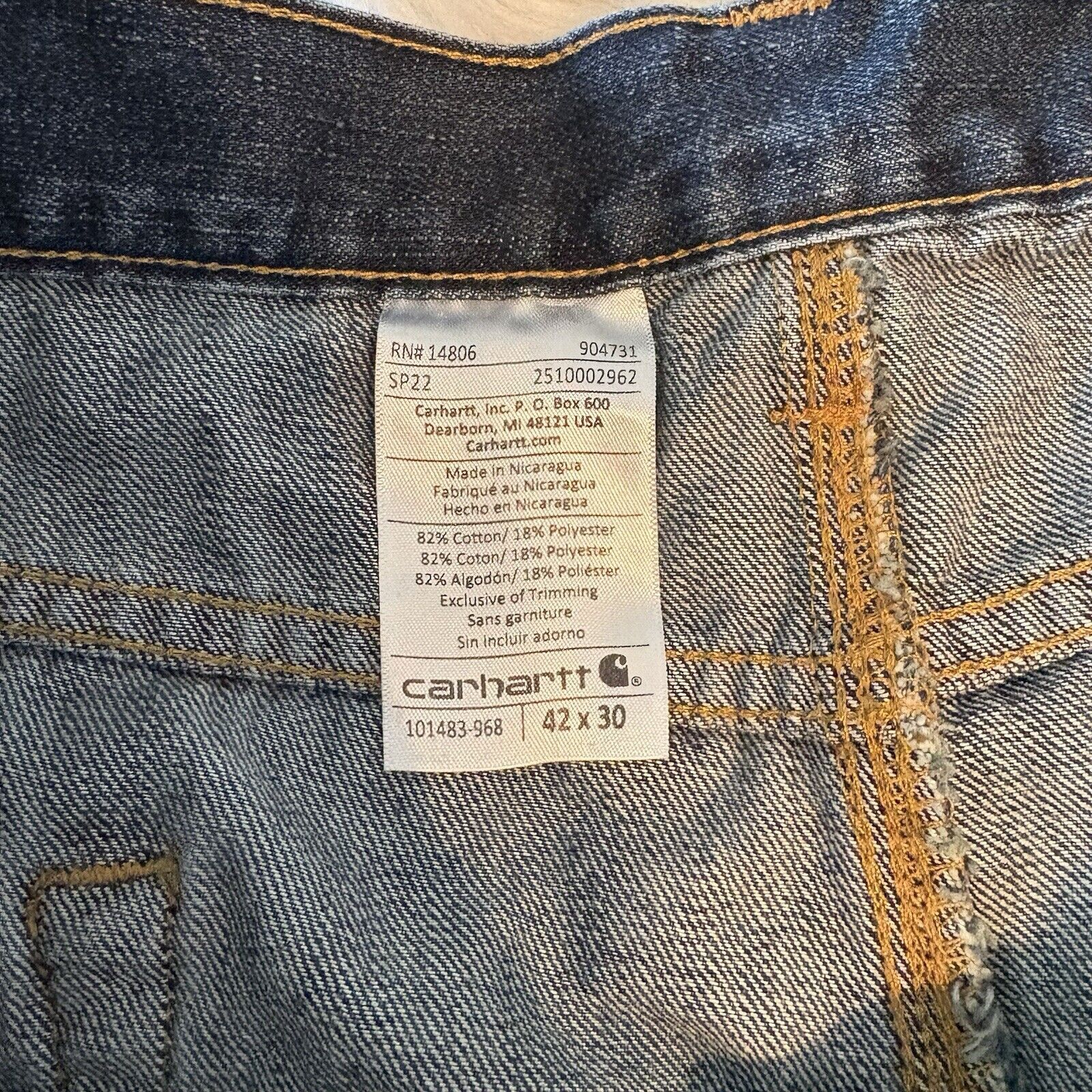 Carhartt Carhartt Holter Jeans Size US 42 / EU 58 - 4 Thumbnail