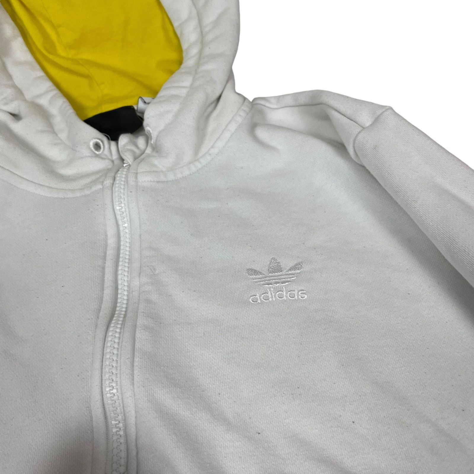 Adidas Adidas Pharrell Williams Mens White Quarter Zip Hoodie Small Size US S / EU 44-46 / 1 - 3 Thumbnail