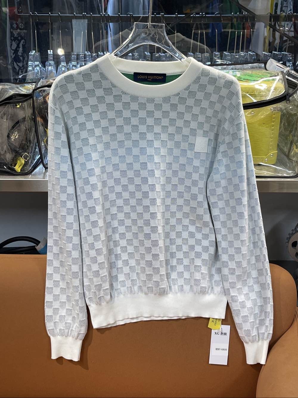 Louis Vuitton Louis Vuitton Damier Knit Sweater Size XS Size US XS / EU 42 / 0 - 1 Thumbnail