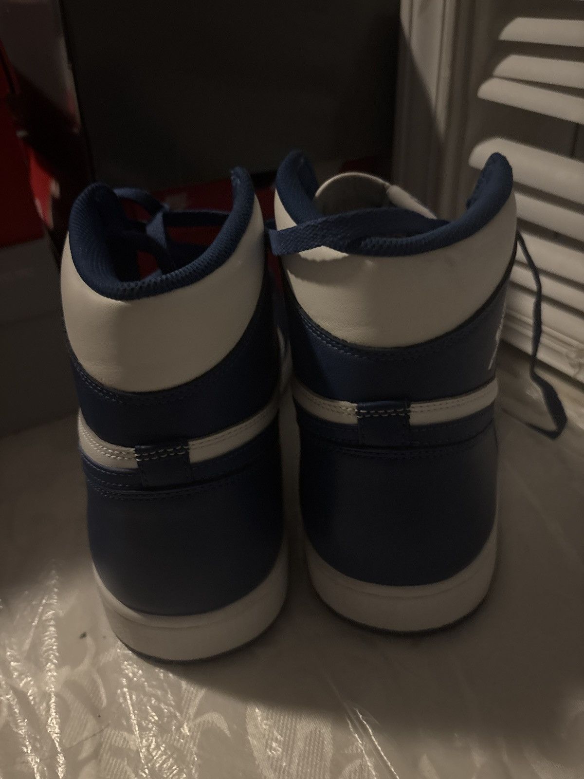 Nike Nike Air Jordan 1 Retro High OG Storm Blue Size US 14 / EU 47 - 4 Thumbnail