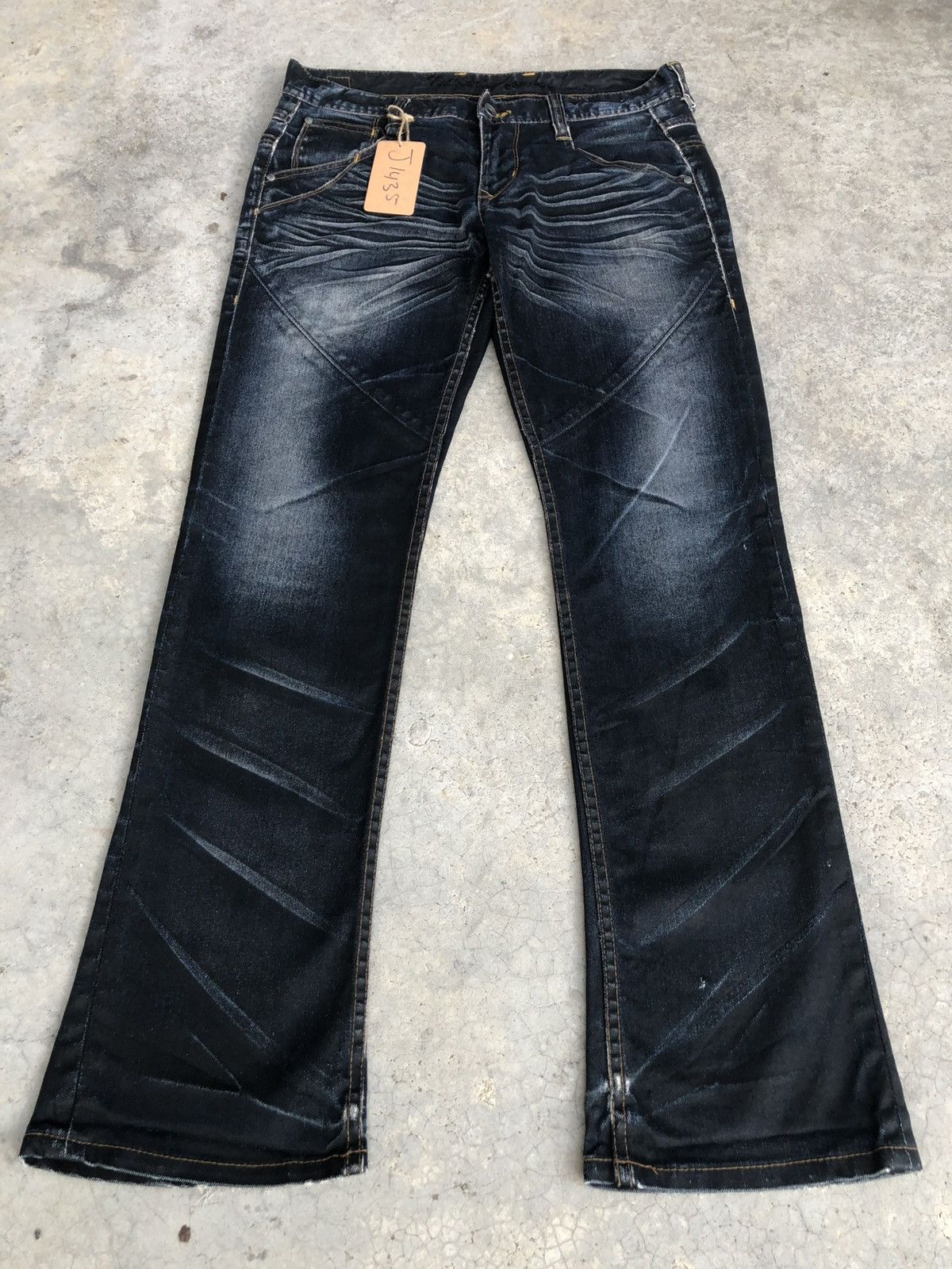 If Six Was Nine Nicole Club Flared Jeans Distressed Jeans Size US 32 / EU 48 - 1 Thumbnail