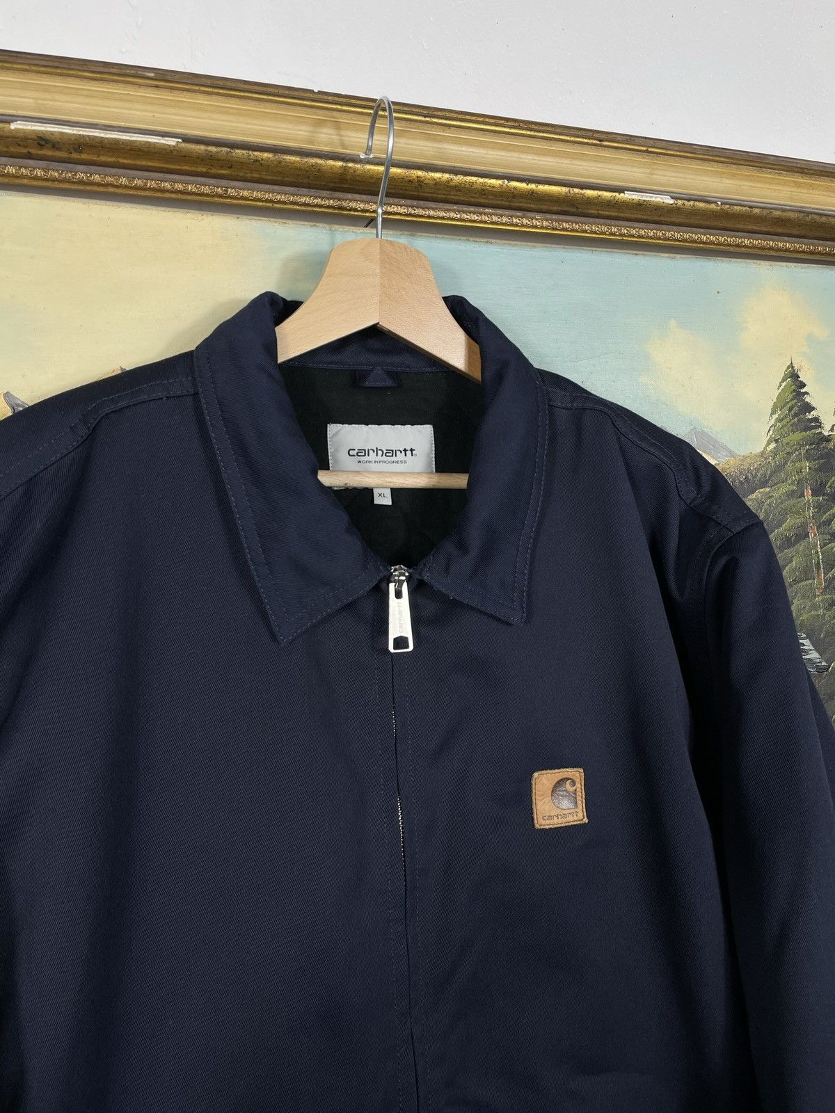 Carhartt × Carhartt Wip Carhartt Detroit Jacket Zip Bomber Baggy Loose Workers Size US XL / EU 56 / 4 - 4 Thumbnail