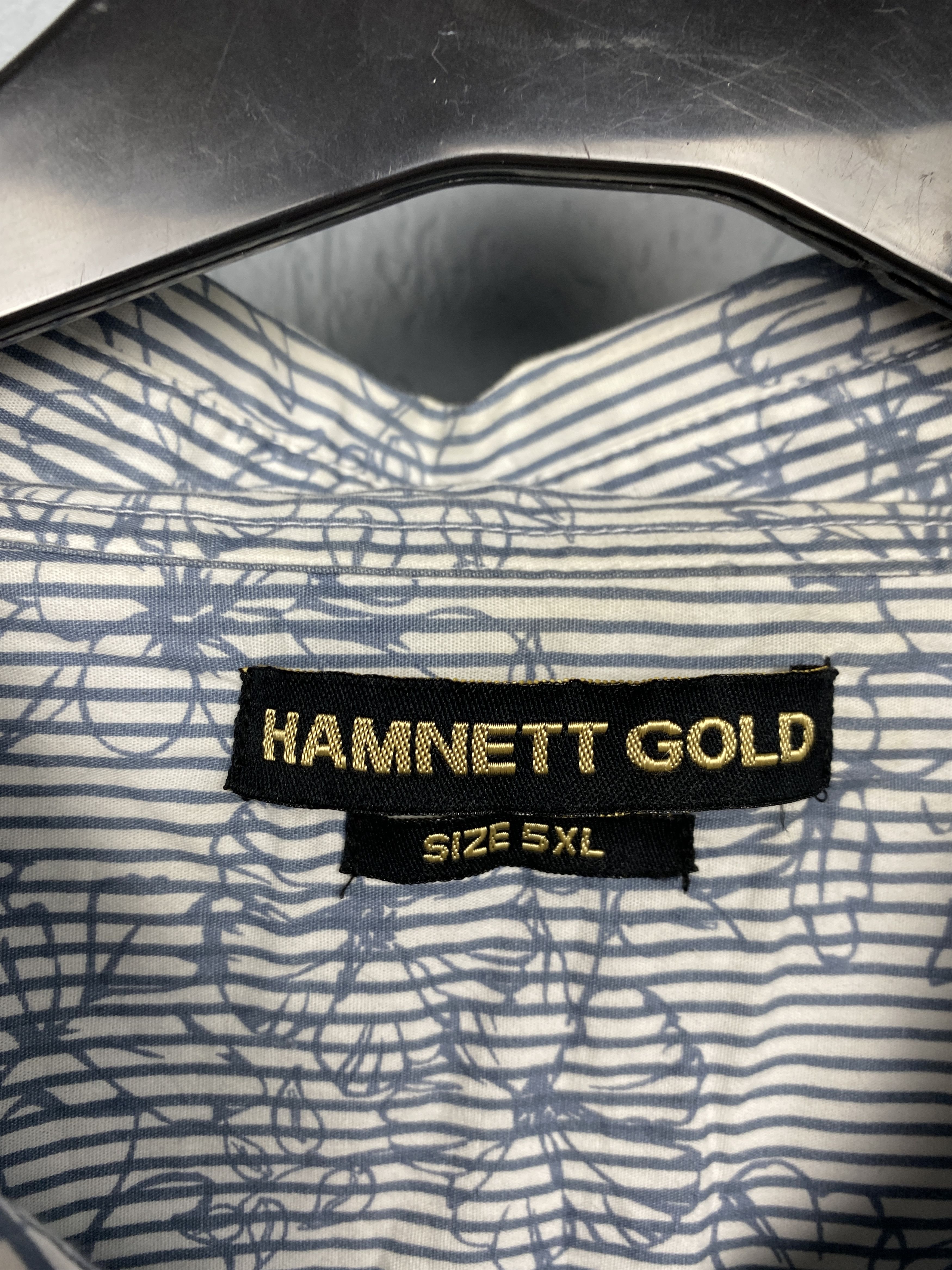 Katharine Hamnett London Katharine Hamnett London Gold Mens Long Sleeve Shirt 5XL Size US XXL / EU 58 / 5 - 4 Thumbnail