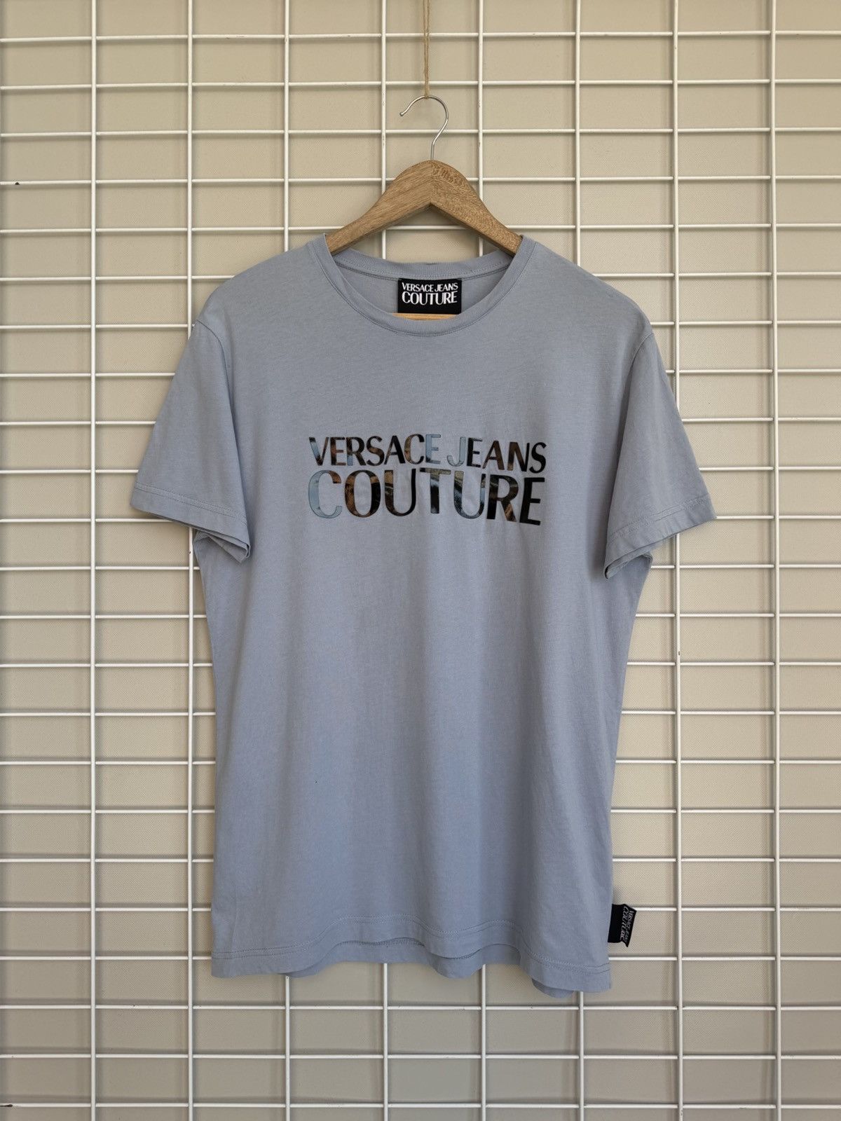 Versace Jeans Couture Versace Jeans Couture Logo-Print T-Shirt Mens Size M Cotton Size US M / EU 48-50 / 2 - 1 Thumbnail