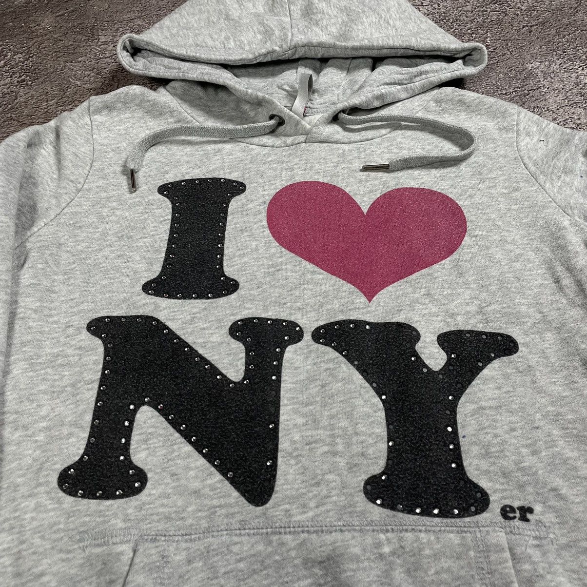 Vintage Vintage Y2K ADULT HOODIE FUNNY TEE LOVE YORK M Size M / US 6-8 / IT 42-44 - 5 Thumbnail