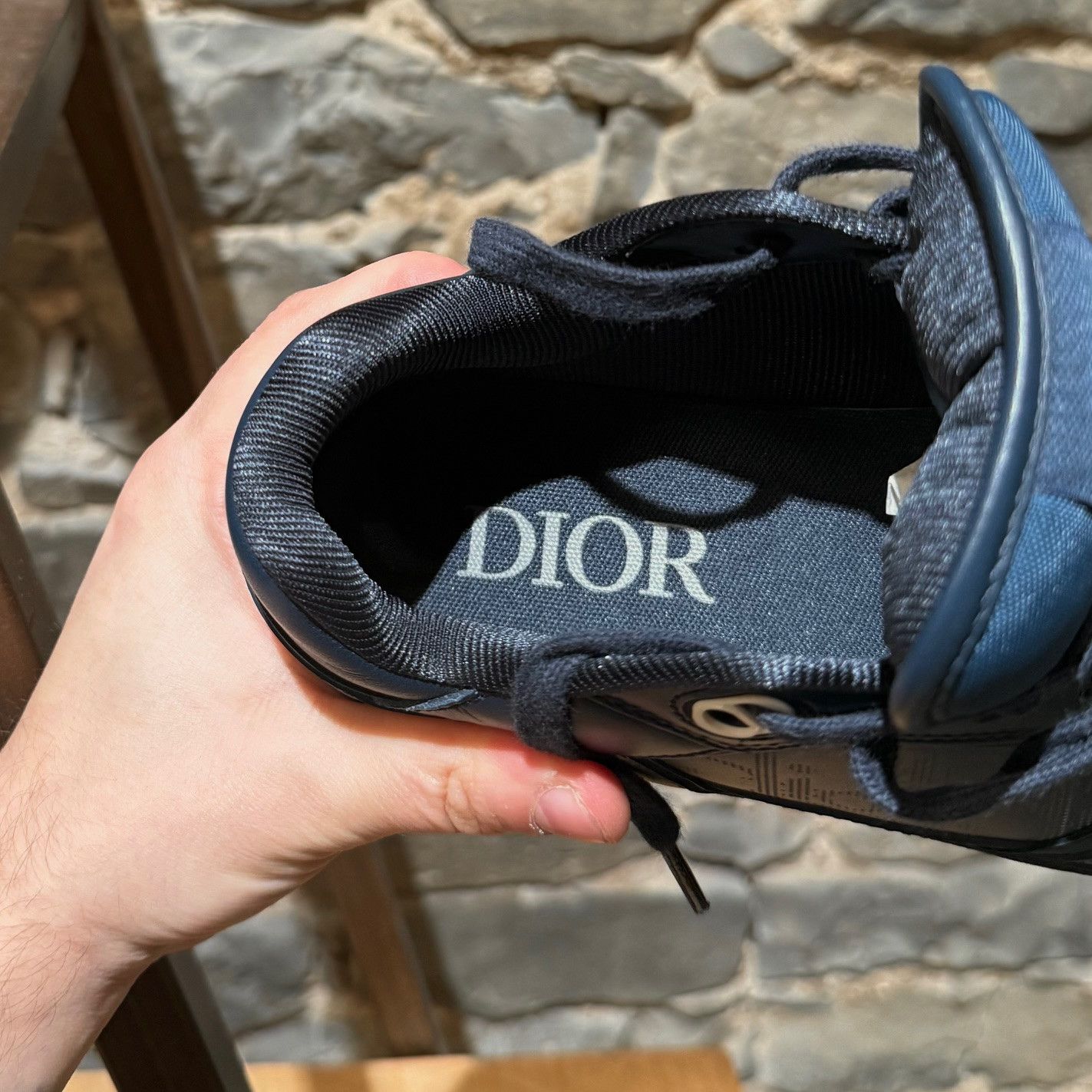 Dior Dior B27 Blue Galaxy Oblique Low-top Sneakers Size US 7 / EU 40 - 12 Thumbnail