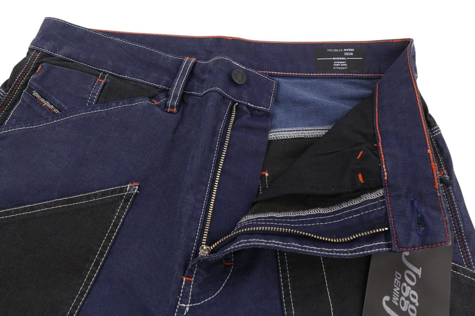 Diesel D-FRANKY CARP JOGG 0EEAW W30 Straight Stretch Jeans 40926 Size US 30 / EU 46 - 8 Thumbnail