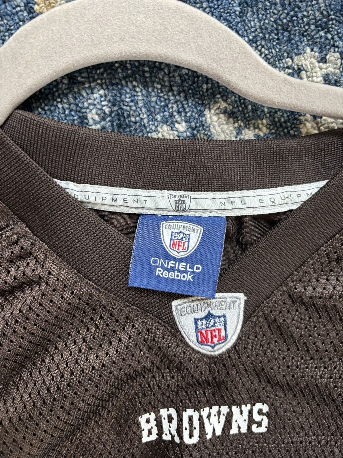 Reebok Large Vintage Reebok Braylon Edwards Cleveland Brown Jersey Size US L / EU 52-54 / 3 - 3 Thumbnail