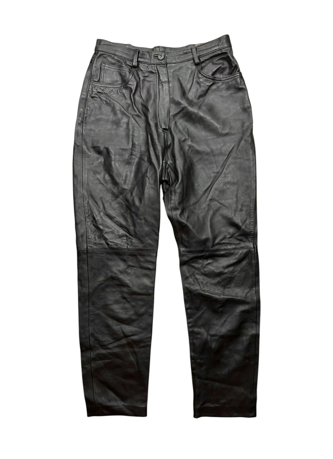 Other Betty Barclay Genuine Leather Pants Vintage size 40 Size 28" / US 6 / IT 42 - 8 Thumbnail