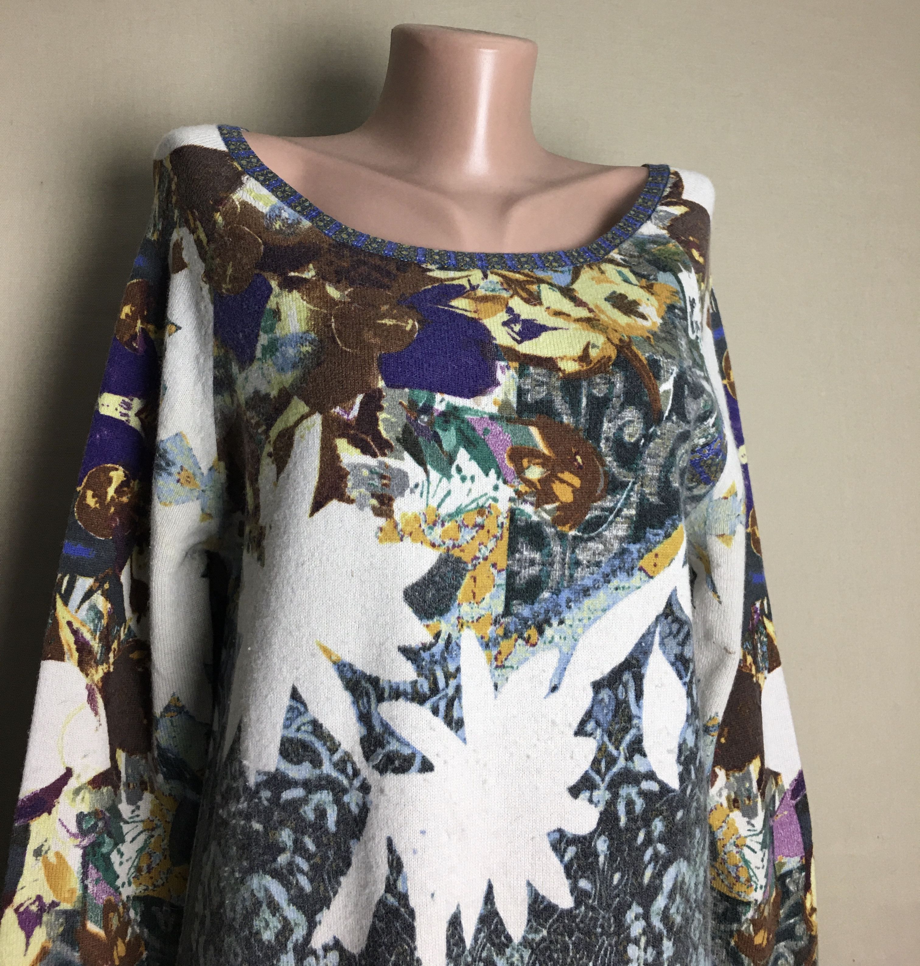 Etro ETRO Milano Wool Cashmere Floral Dress IT 42 Size M / US 6-8 / IT 42-44 - 5 Thumbnail