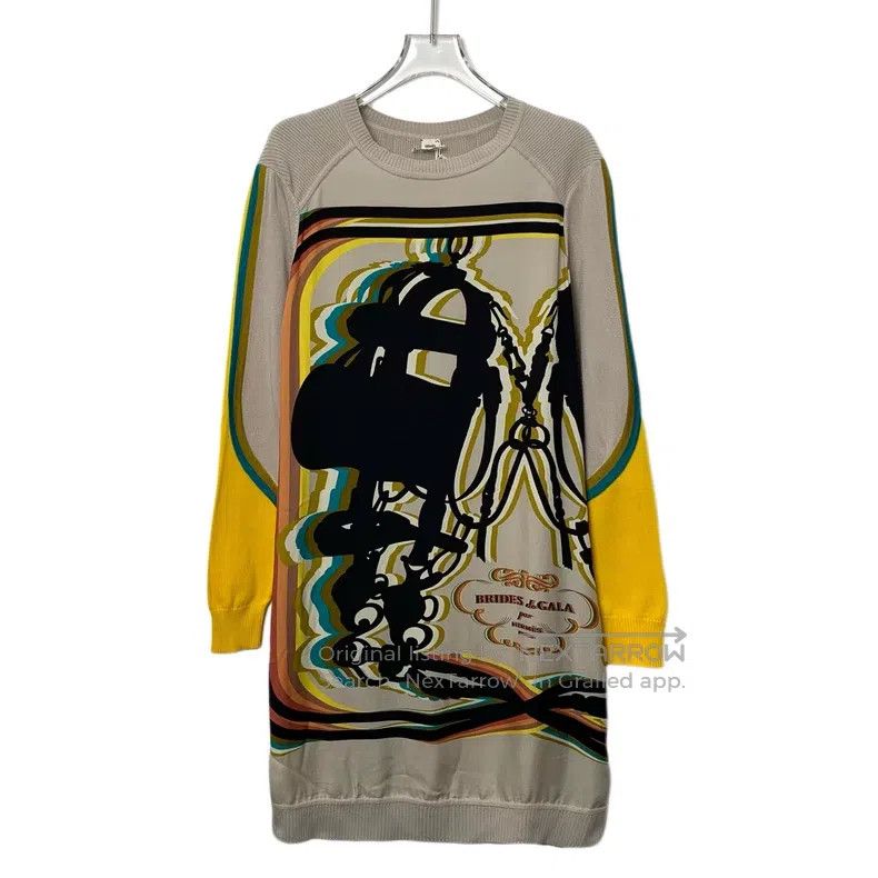 Hermes Hermes Color-block graffiti letter printed silk round-neck Size XS / US 0-2 / IT 36-38 - 1 Thumbnail
