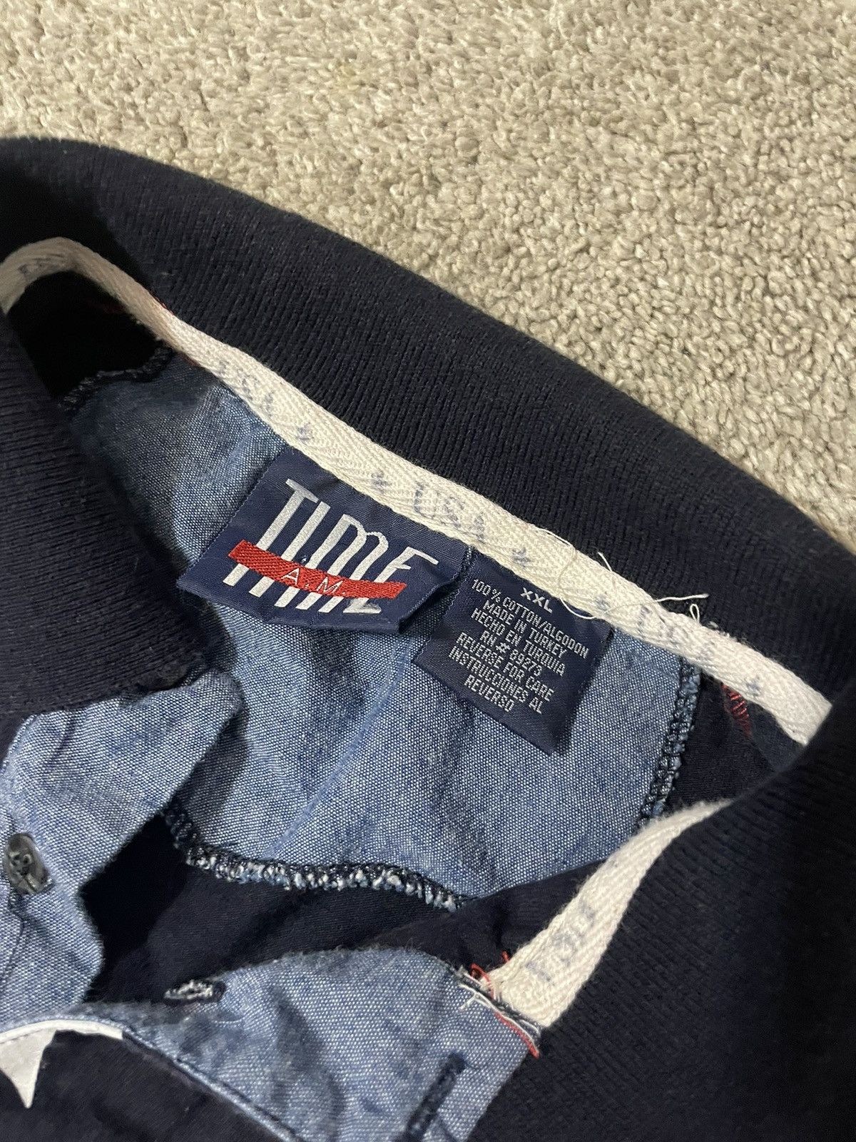 Other Vintage 90s American Flag Polo Shirt XXL All Over Print Size US XXL / EU 58 / 5 - 6 Thumbnail