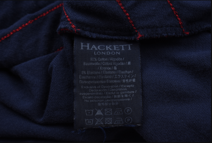 Hackett Hackett London Navy Polo Shirt With Red Stripe Size M Size US M / EU 48-50 / 2 - 3 Thumbnail